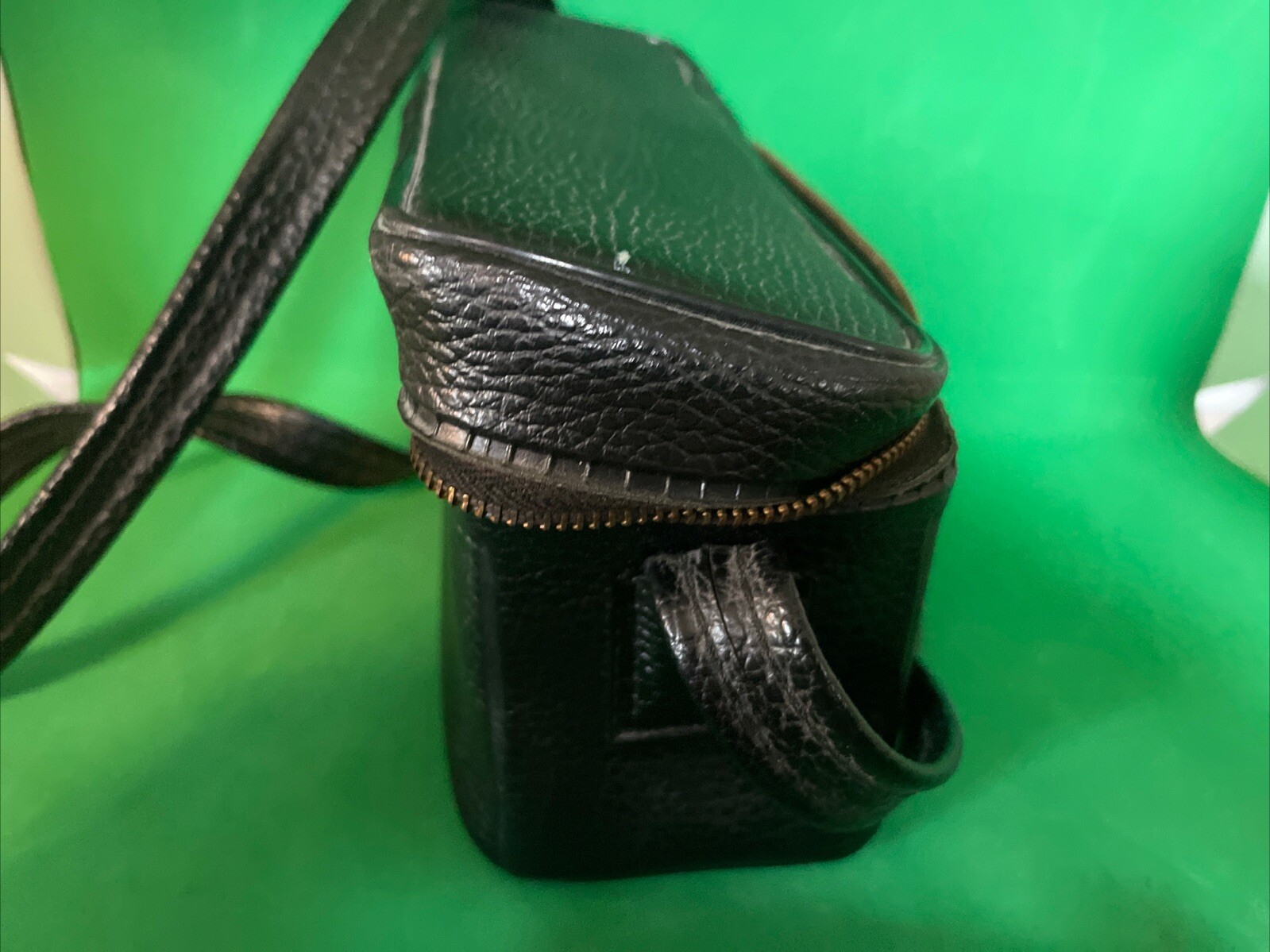 Vintage Kodak Black Camera Flash Lens Accessory Zippered Storage Carry Bag Case