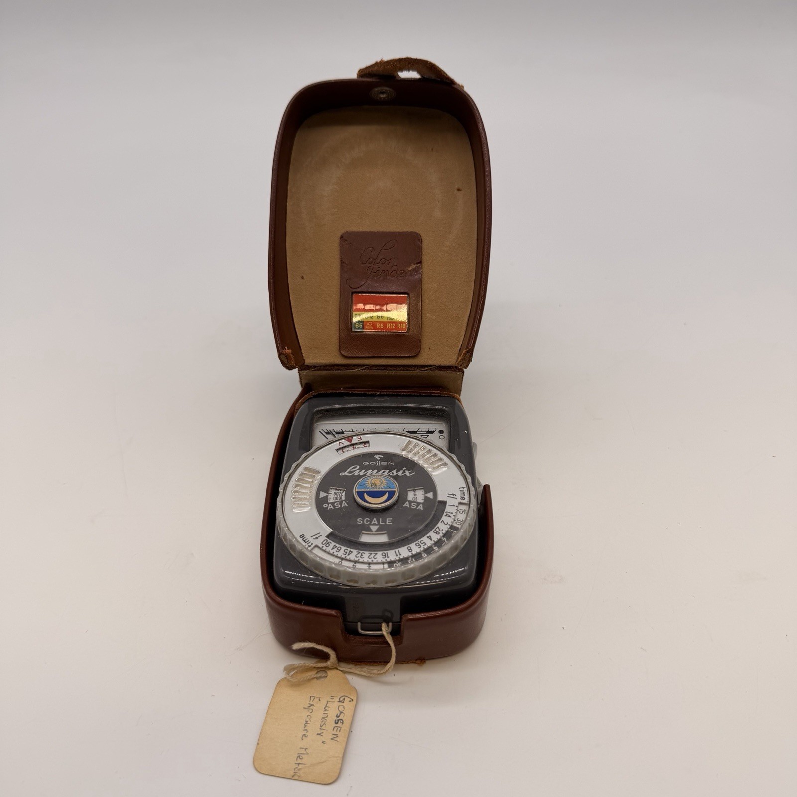 Gossen Lunasix Exposure Light Meter Camera West Germany WORKING + Case