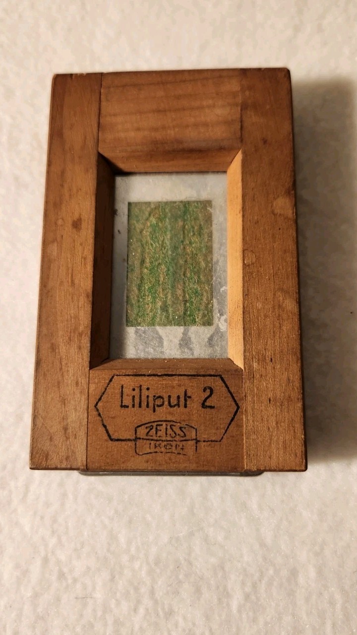 VINTAGE ORIGINAL ZEISS IKON LILIPUT 2 WOODEN CONTACT PRINTING FRAME