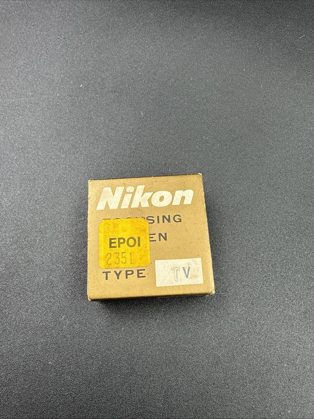Genuine Nikon Focusing Screen Nikon Type A For TV -Japan w/ Box, And Case