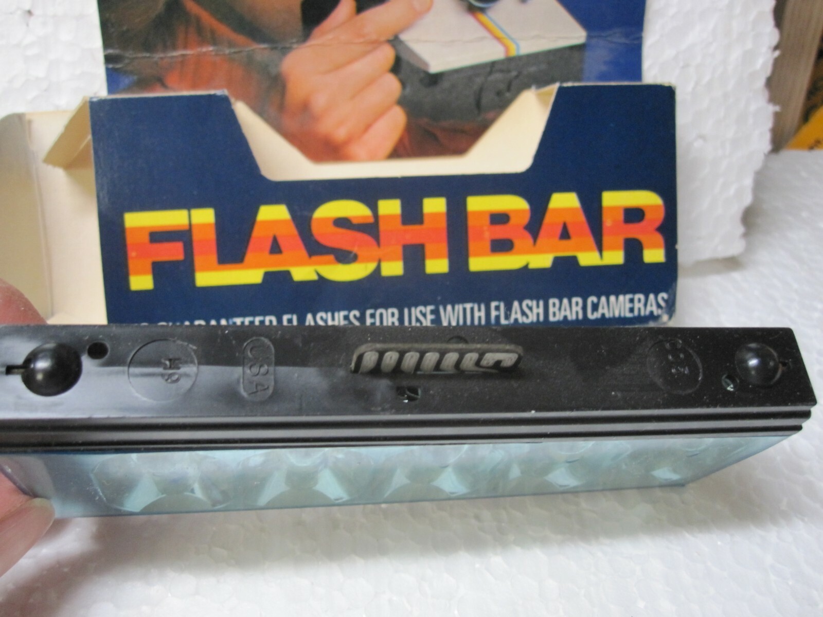 Sylvania Blue Dot FLASH BAR 10 Flashes & GE FLASH BAR II 9 Flashes