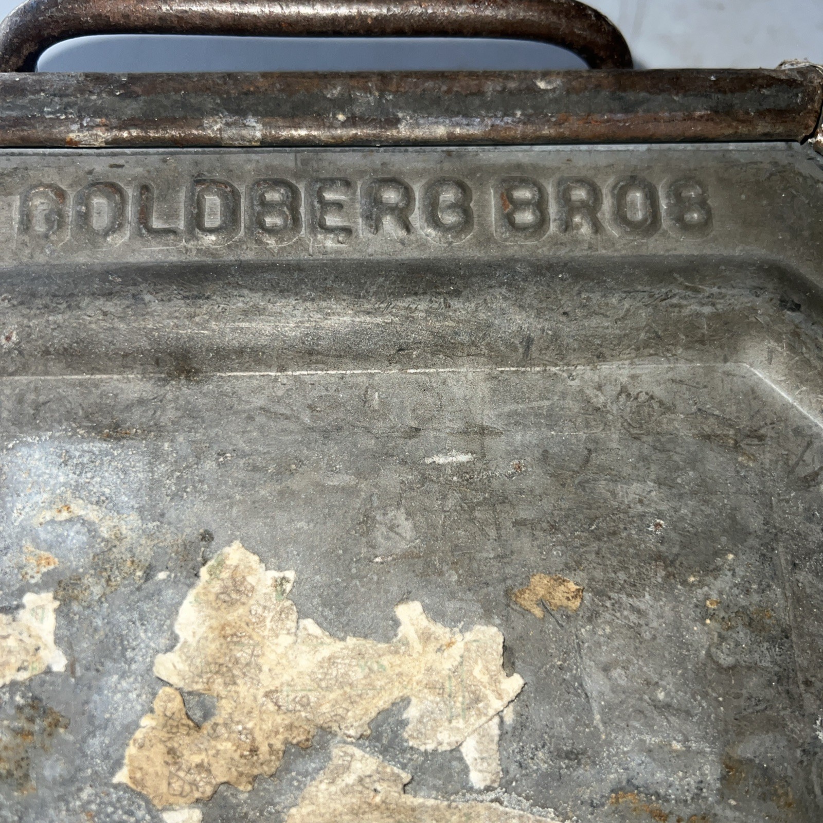 Vintage Goldberg Bros. Metal Two-Reel 35mm Movie Film Transport Case