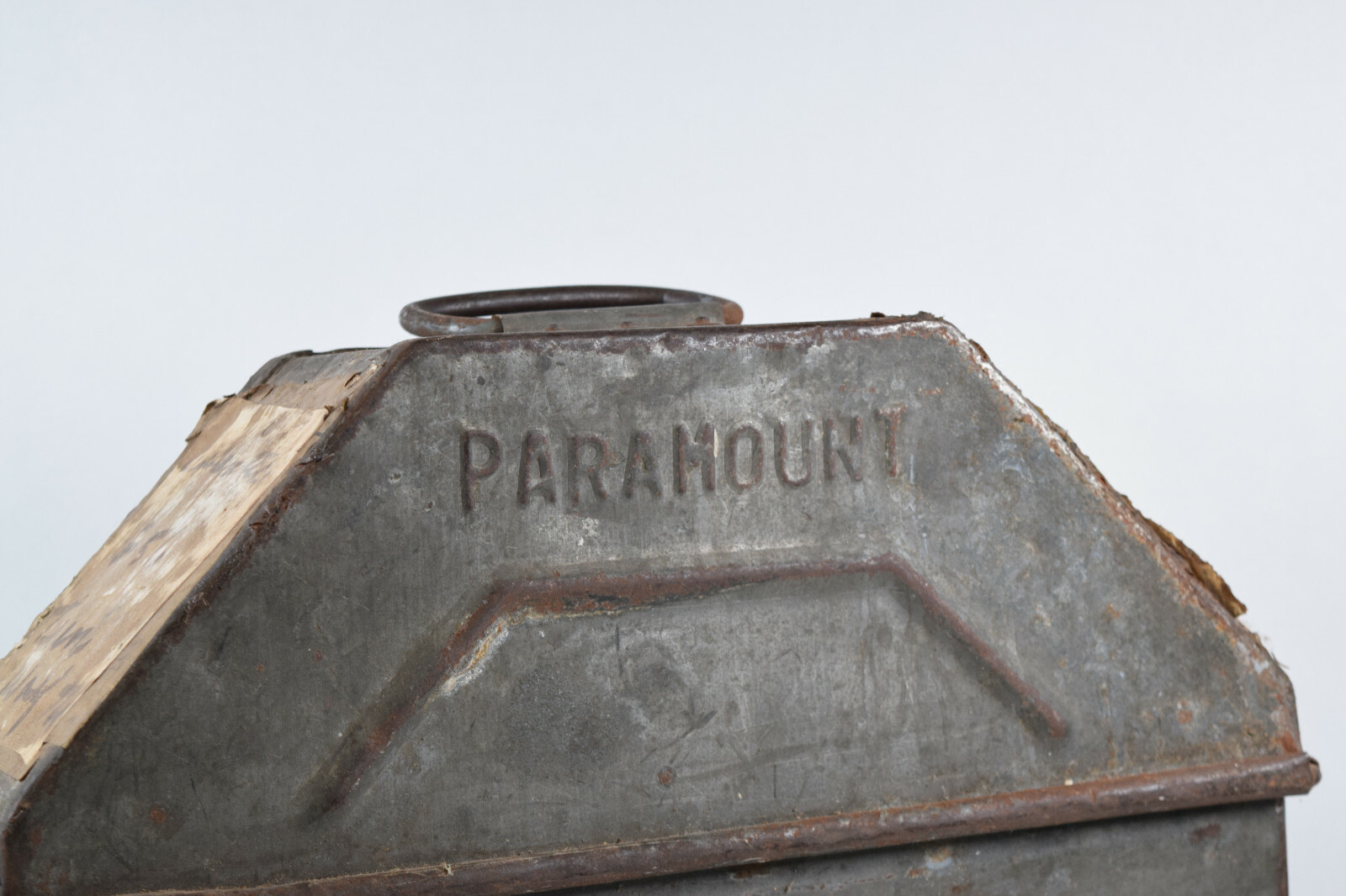 Paramount Motion Picture Metal Canister Reel Case w/#4 & 5 of Teen Wolf Too