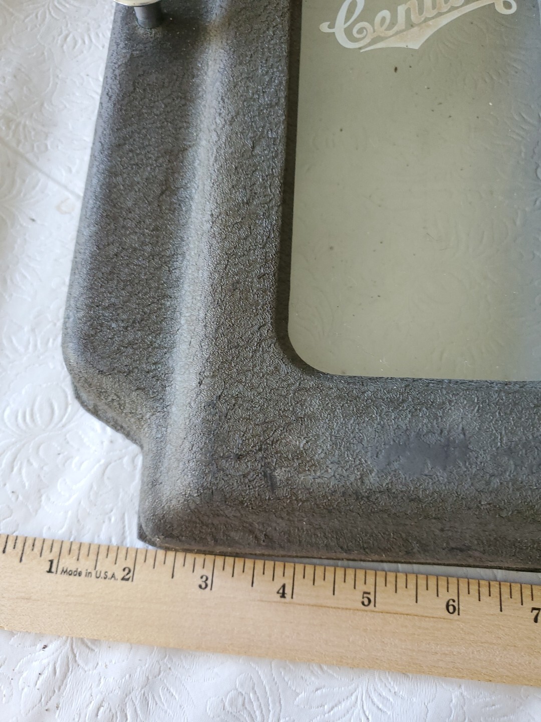 Century Projector Door with Glass Vintage Theater Decor 15×9.25