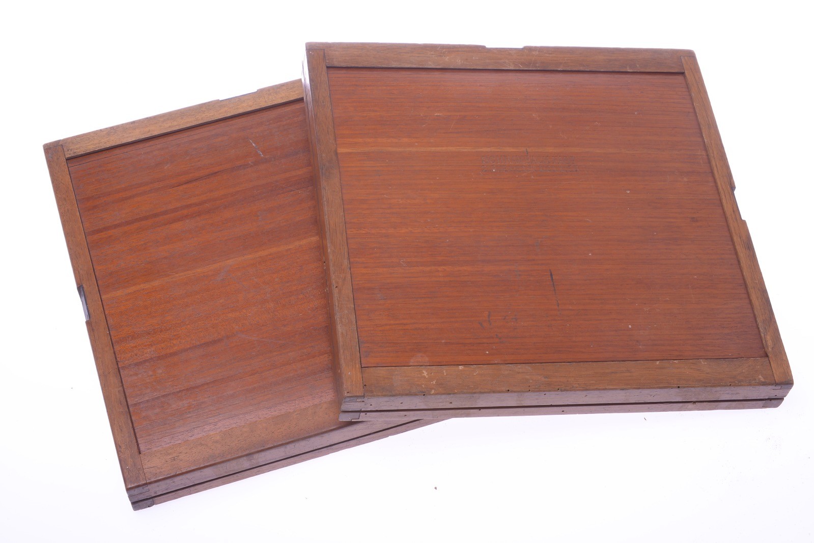 ✅SCHRAMBACH ANTIQUE WOOD GLASS PLATE & FILM HOLDERS 18X24CM 8X10″ STUDIO CAMERA
