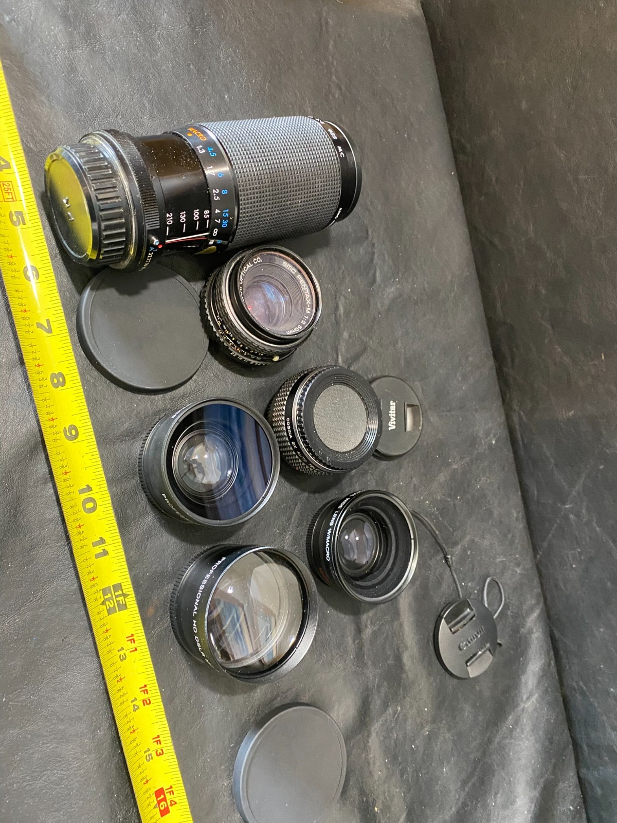 zoom lens with lot Telephoto Pentax Hoya Sears Merkury Cosina lenses