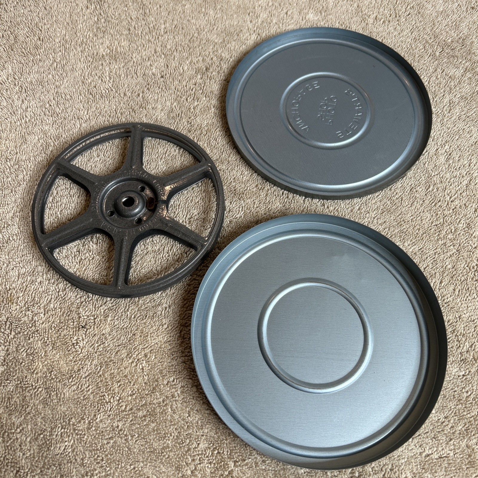 Vintage Stewart’s Anchorage 6″ Film Canister With 5″ Compco Reel. 100-R01