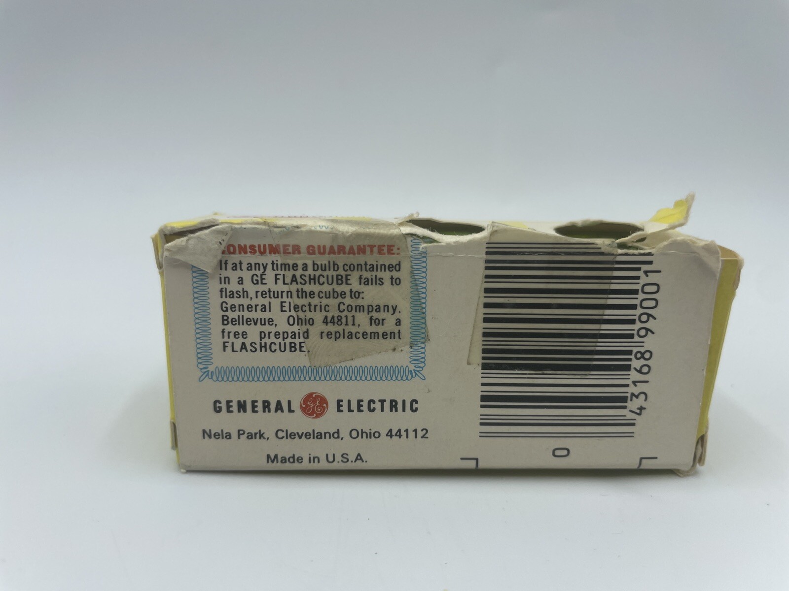 Vintage GE Flash Cubes 3 Pack New Open Box