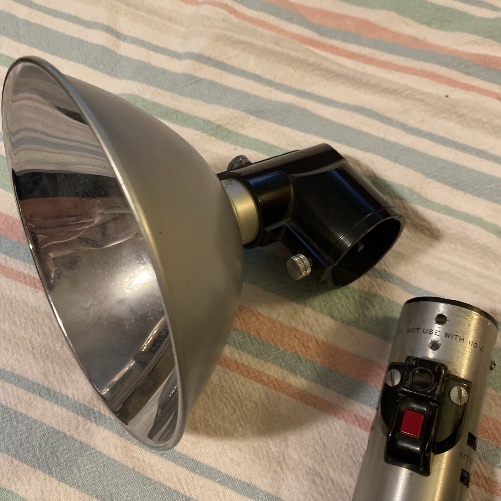 Vintage Graflex Graflite 2773 Two Cell Flash With Reflector Rare Star Wars