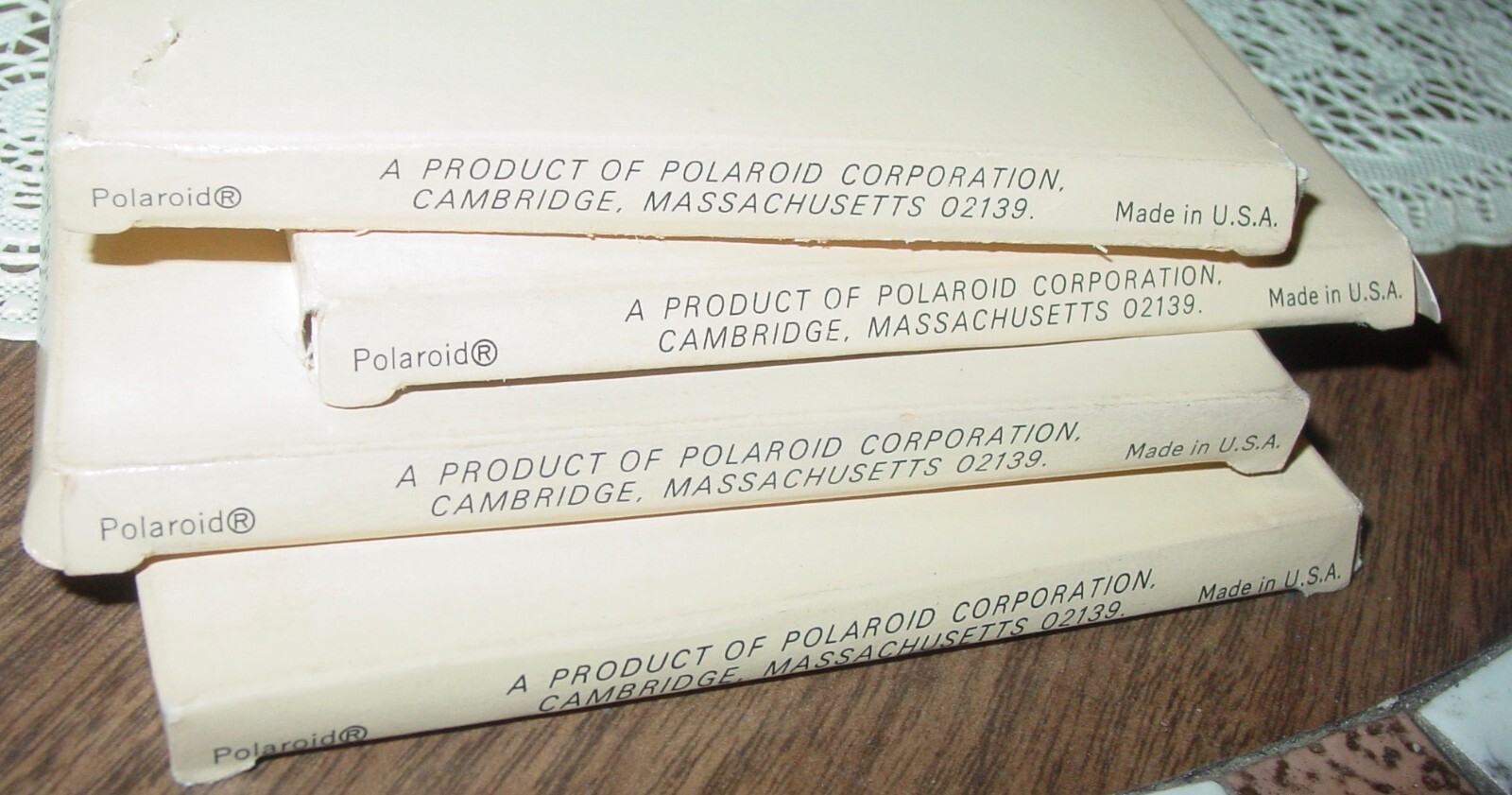 4 Vintage Polaroid Print Pocket Picture Albums #17 Instant Camera Photos NOS Lot