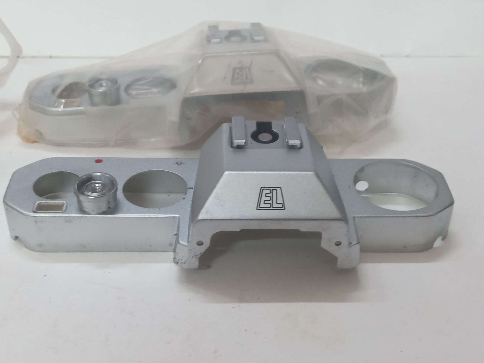 New Old Stock Nikkormat / Nikomat EL Chrome Silver Top Plate Spare Part