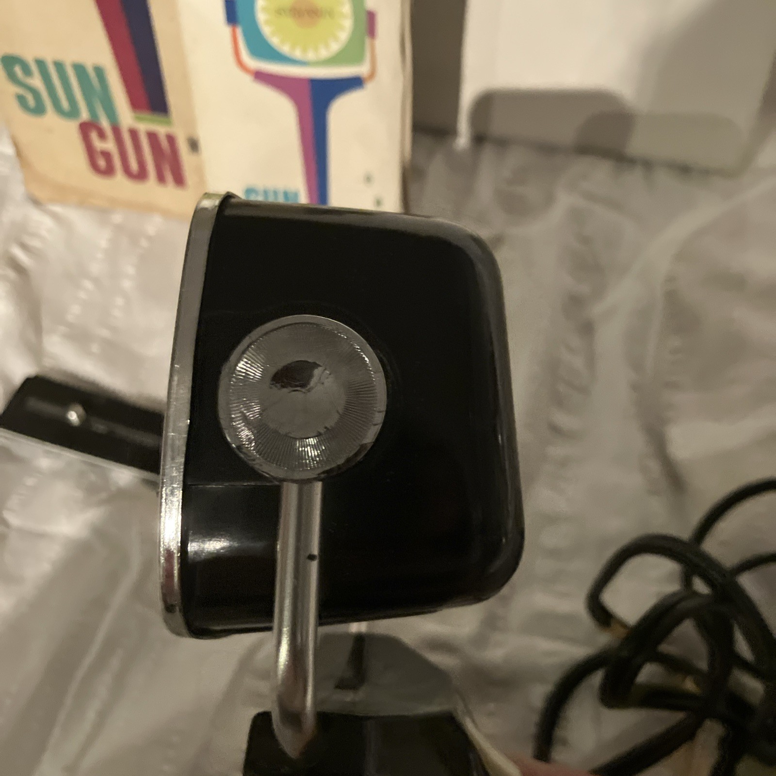 Vintage Sylvania Sun Gun Movie Light SG-1 Handheld Video Camera Lamp 120V Tested
