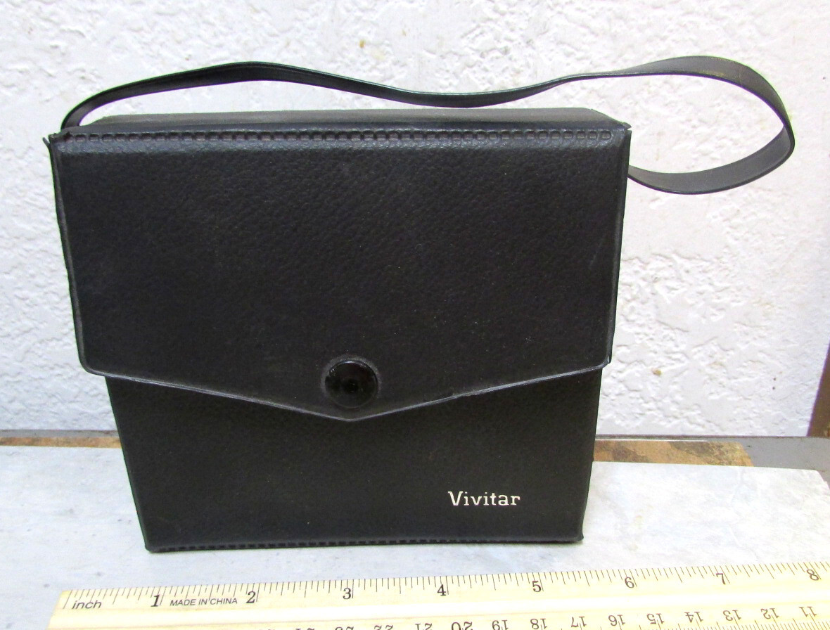 Vintage Vivitar 151 camera flash, cord, original box & instructions, untested