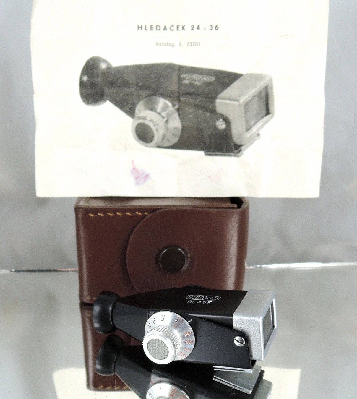 Viewfinder Flexaret Meopta genuine accessories gray 24×36 CLA VERY GOOD