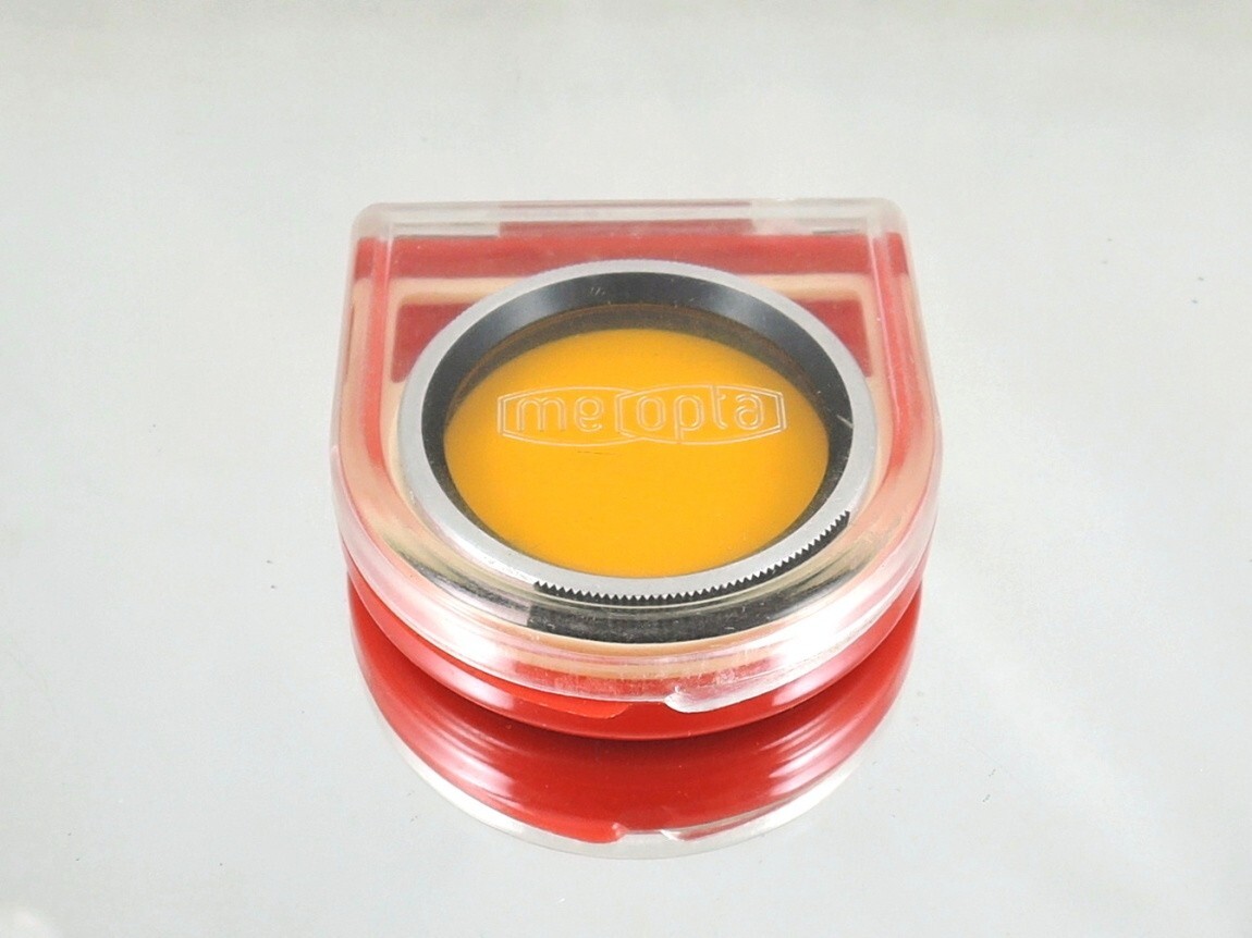 Flexaret G3 B36 Orange Filter MEOPTA Genuine Accessories Bayonet Good Glass