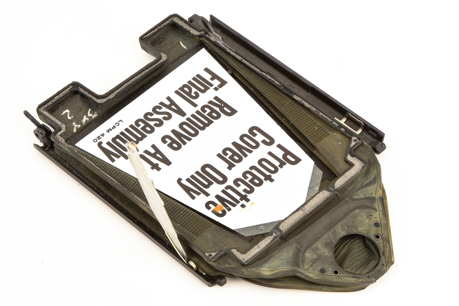 Polaroid SX-70 Camera Replacement Part – Black – Mirror Cover & Bellows V23
