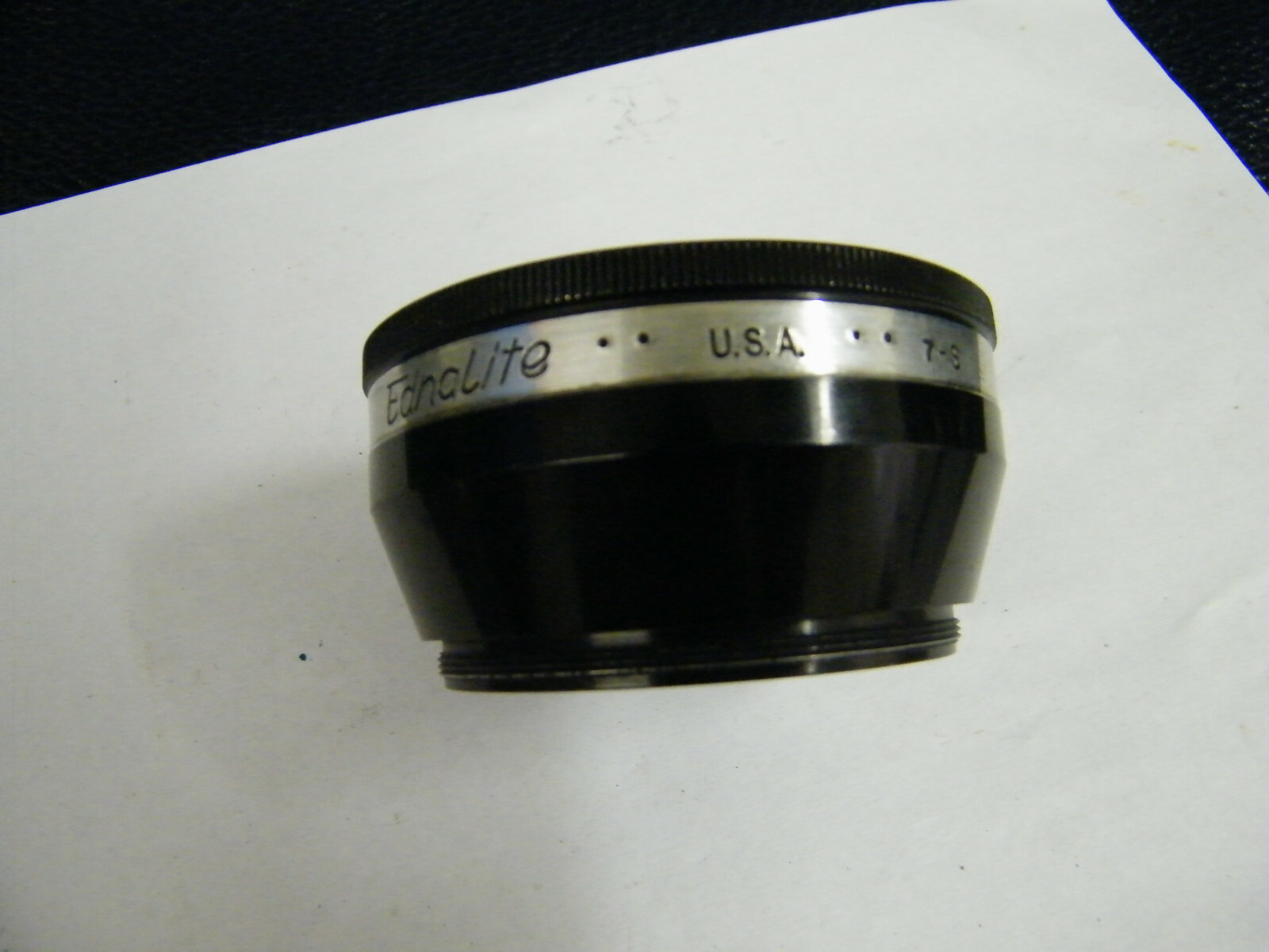 Vintage Ednalite 7-S USA Lens Hood For Exakta