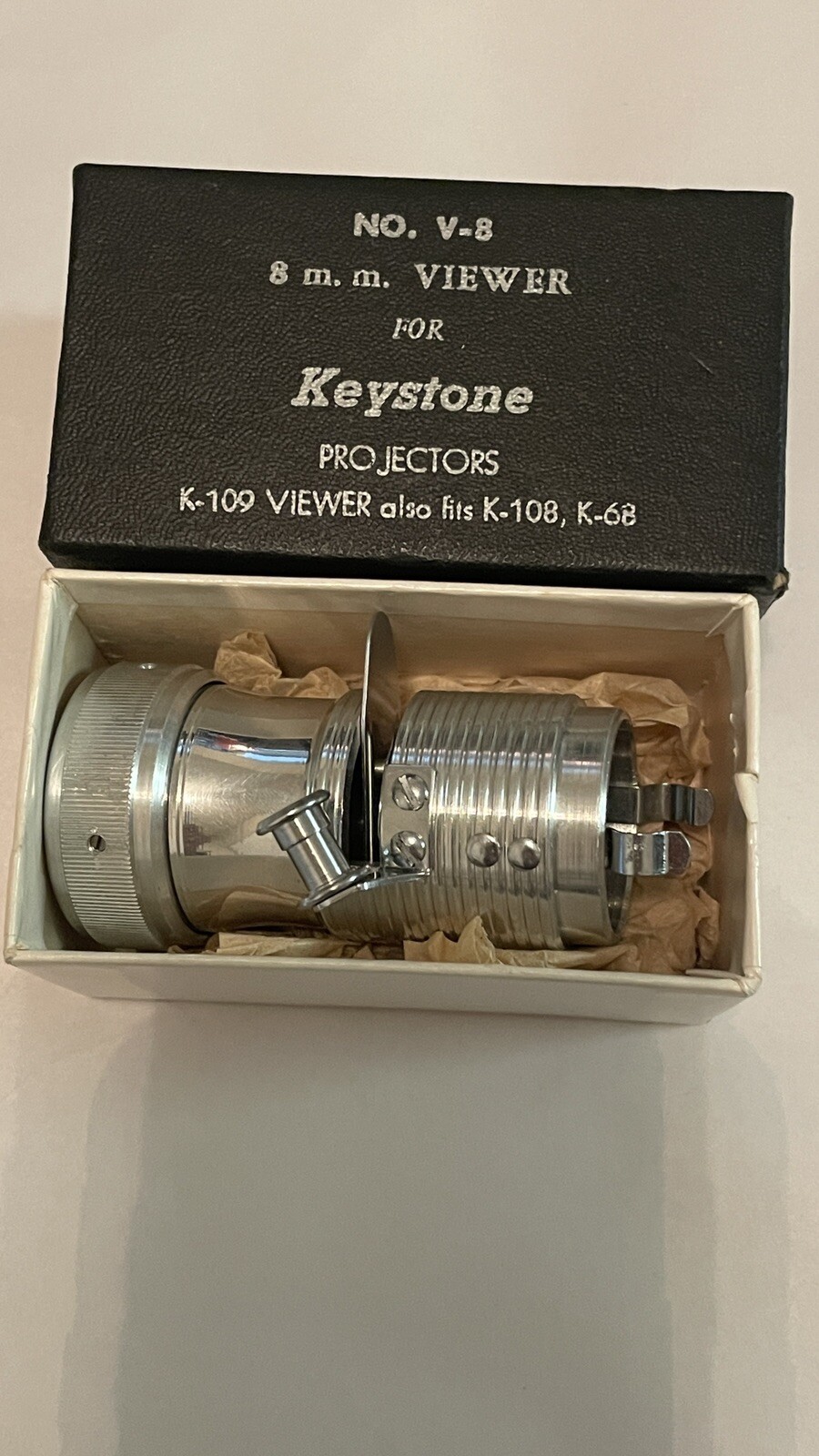 + Vintage Keystone 8mm PROJECTOR VIEWER No.V-8 for K-109 K-108 K-68