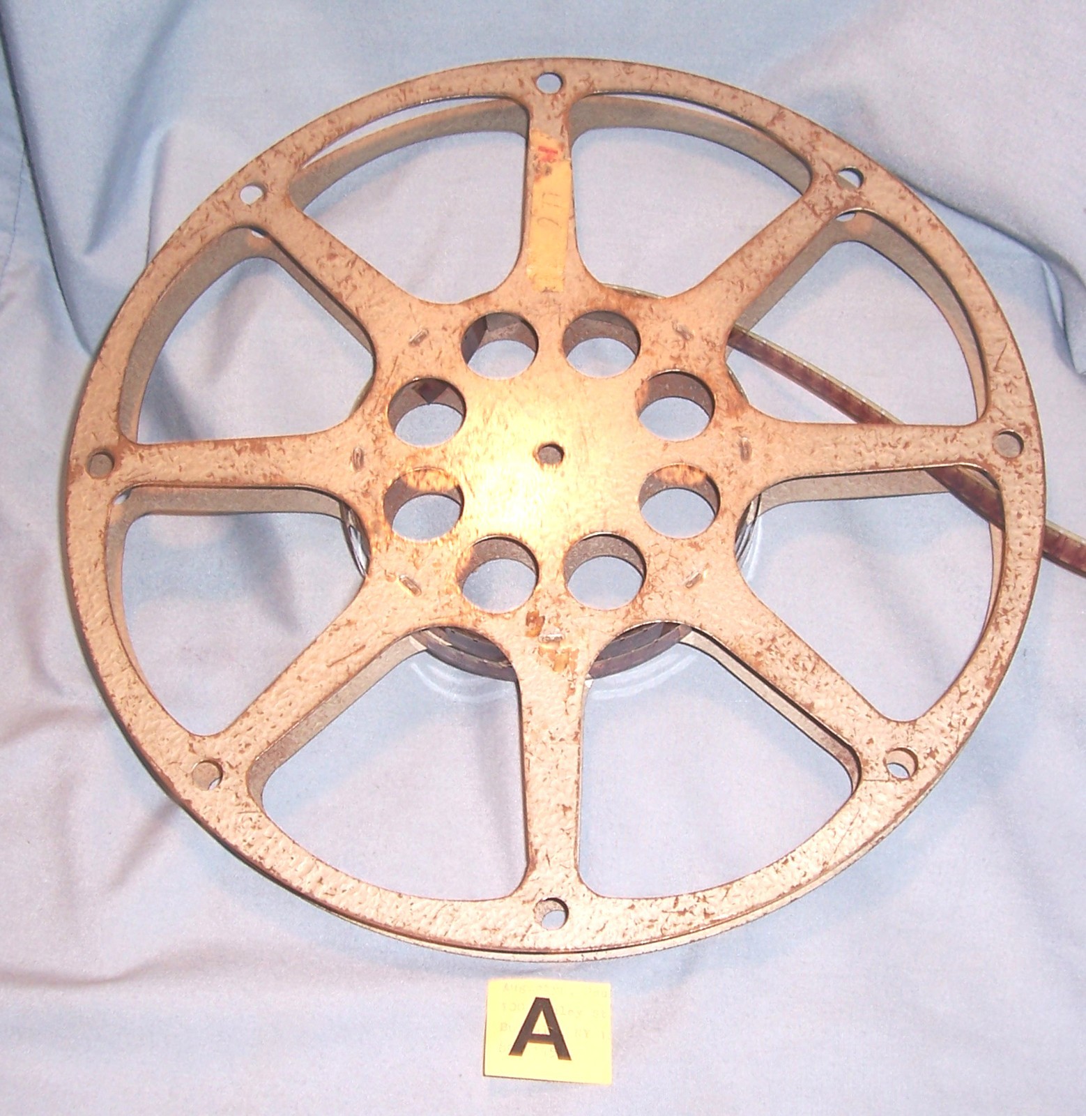 3 16MM 800-1200′ Metal Motion Picture Film Camera Movie Projector Take Up Reels