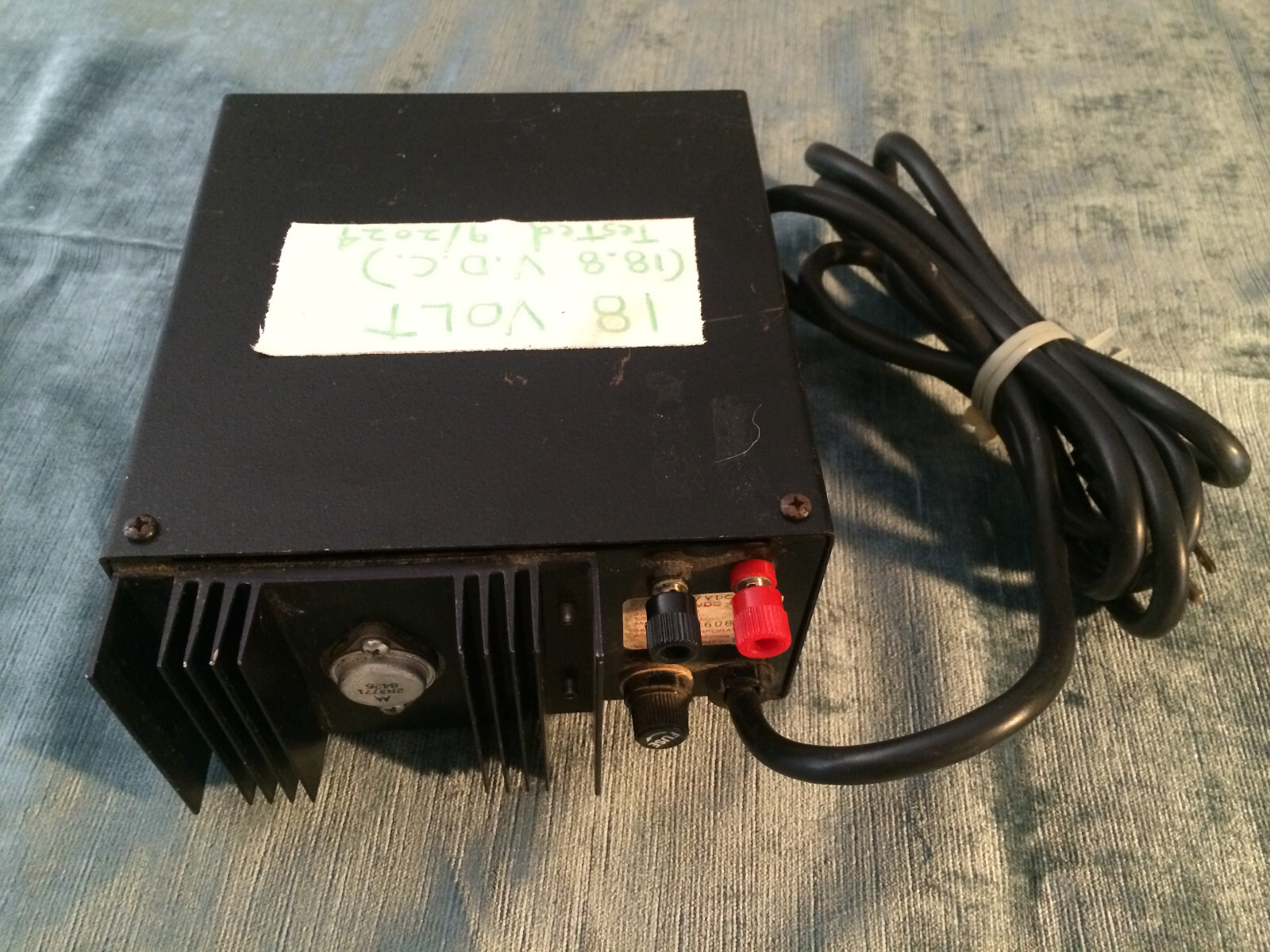 NORRIS FILM PRODUCTS POWER SUPPLY, 110 V.A.C. to 18 V.D.C. for TIME-LAPSE MOTORS