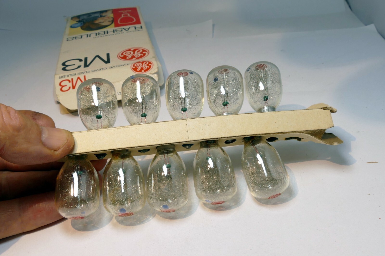 GE M3 Clear Flashbulbs Camera Flash Bulbs pack of 11 lot