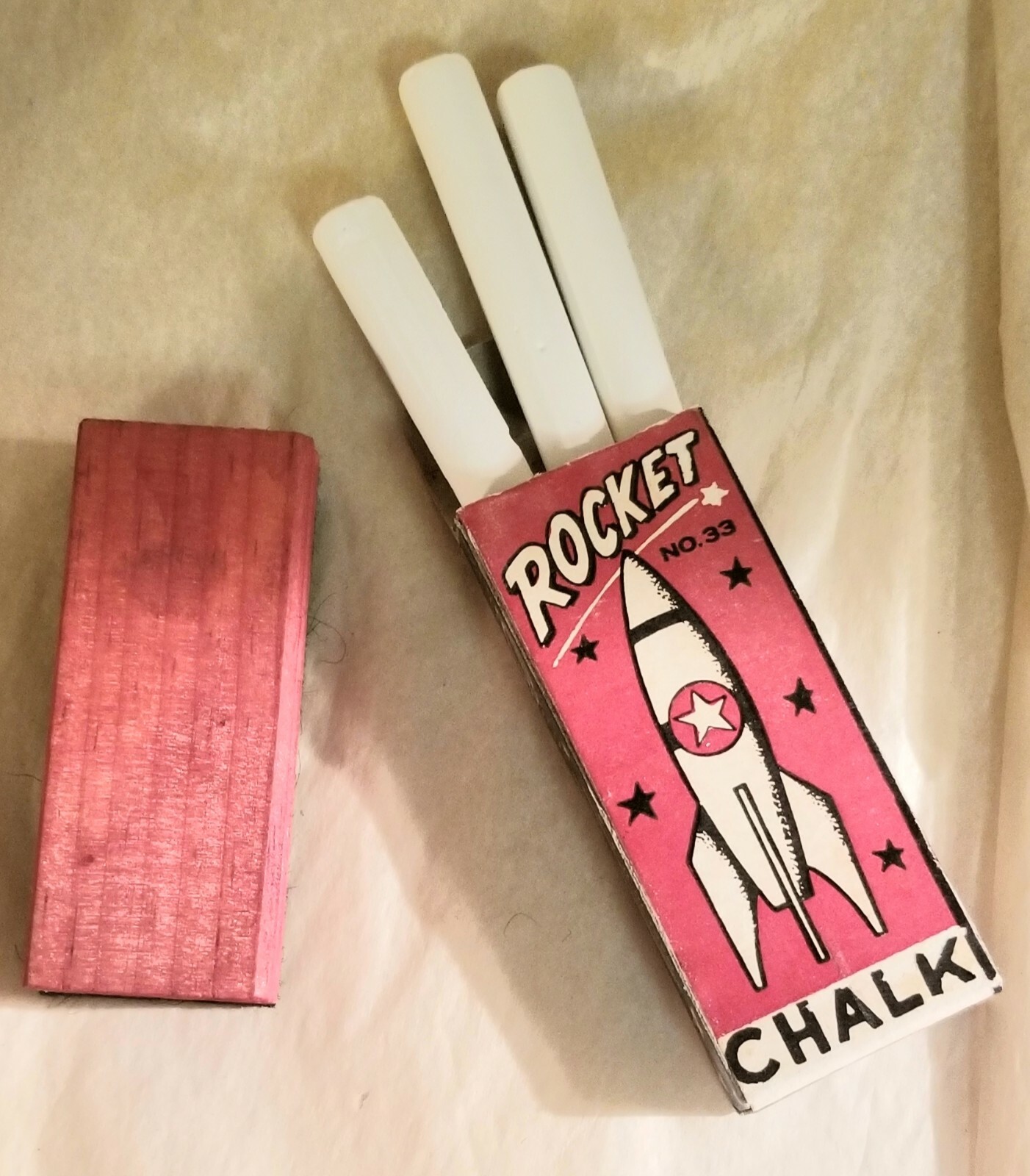 VTG TAKE 1 MOVIE TITLER CHALKBOARD FILM PAXTON ROCKET CHALK DECOR DISPLAY BOX