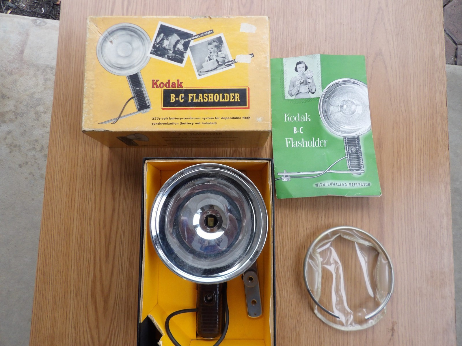 Kodak Camera B-C Flasholder-For Most Flash-Synchronized Cameras
