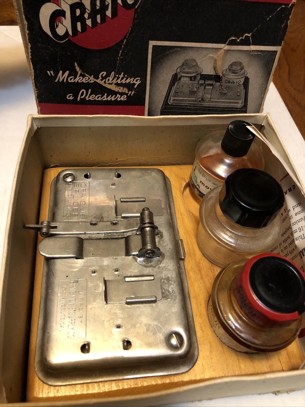 Vintage Craig Junior Splicer 8mm or 16mm W/ Box, Los Angeles