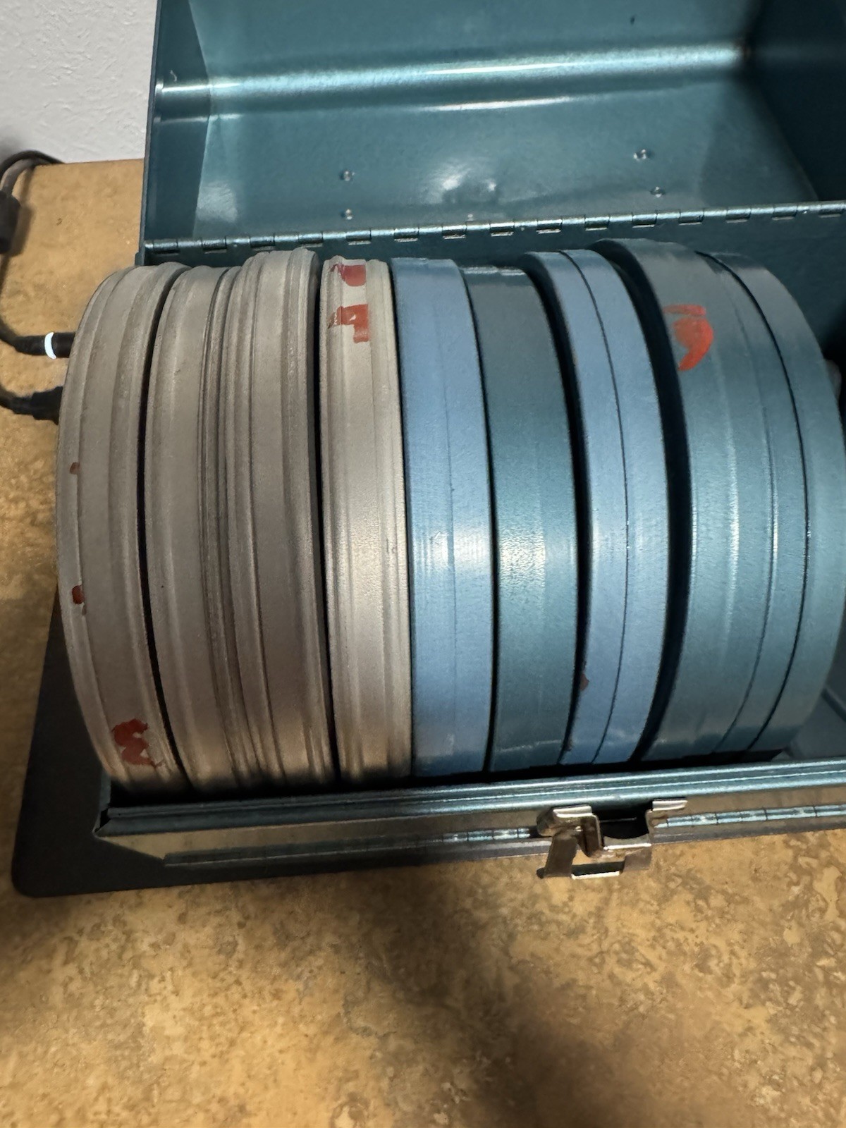 Vintage 8mm Home Movies Cases And Carry Case Metal