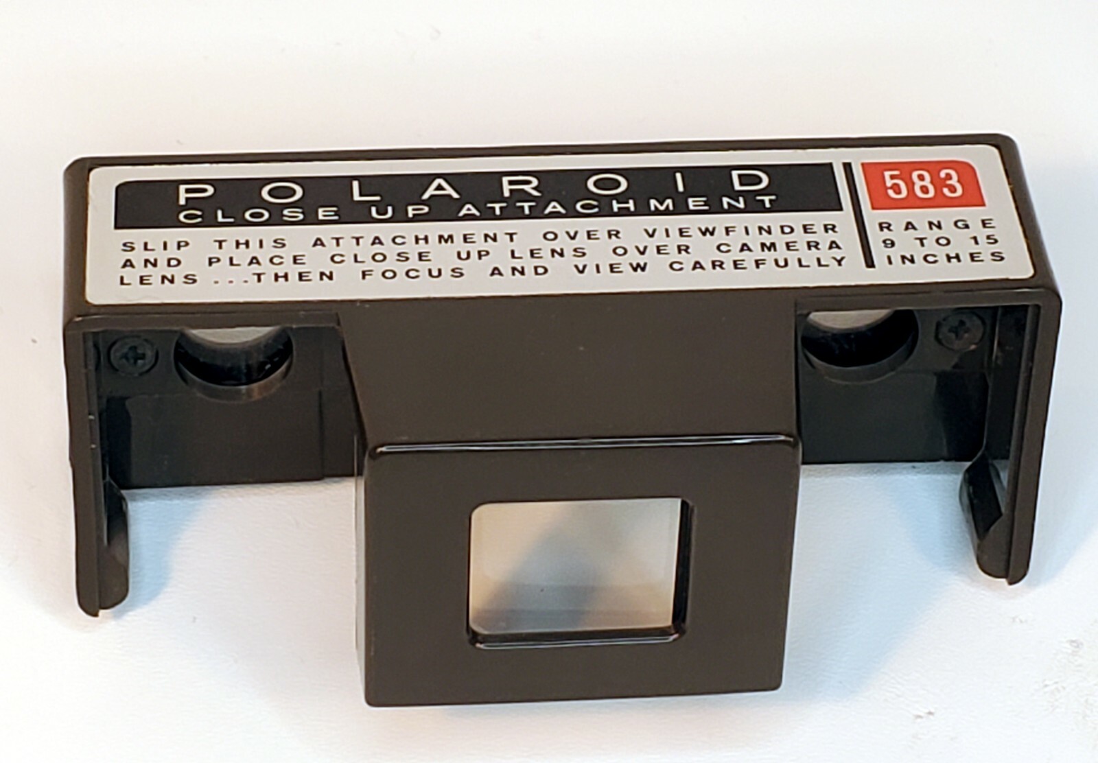 Polaroid Camera Close Up Attachment #583 Slip on Over View Finder 9 to 15 inches