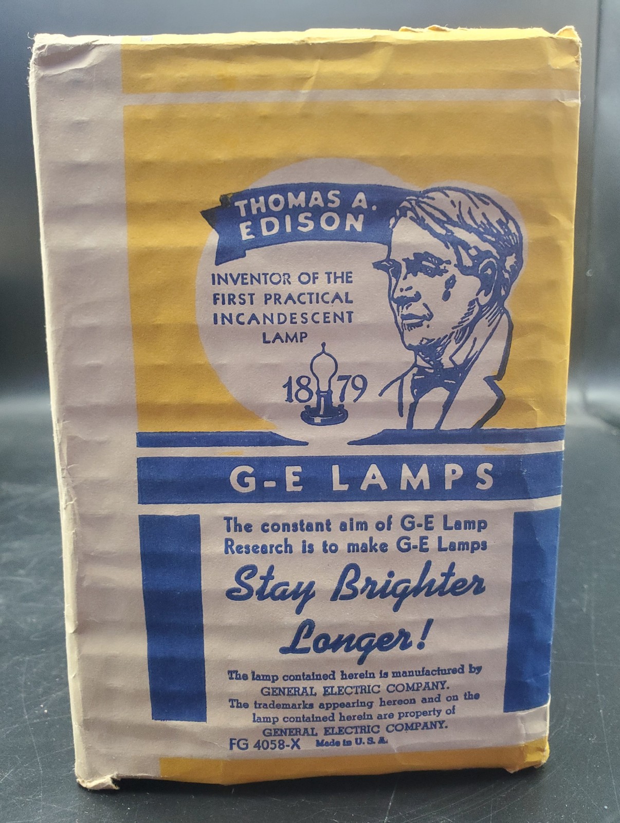 2 GE Vintage 375W Superflood Movie Photo Lamps Light Bulbs PH375/34R4 Working