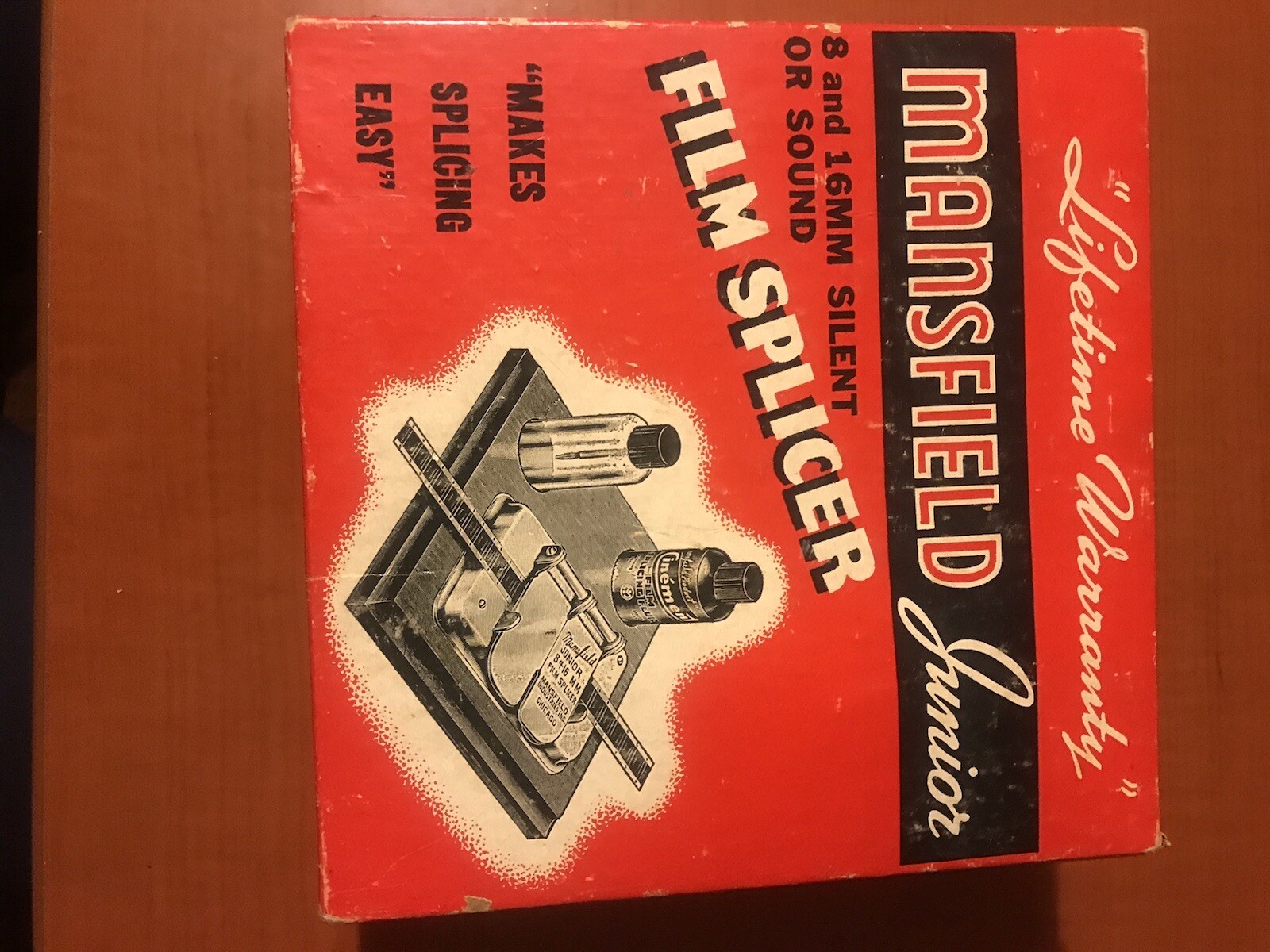 vintage collectible Mansfield Junior Film Splicer