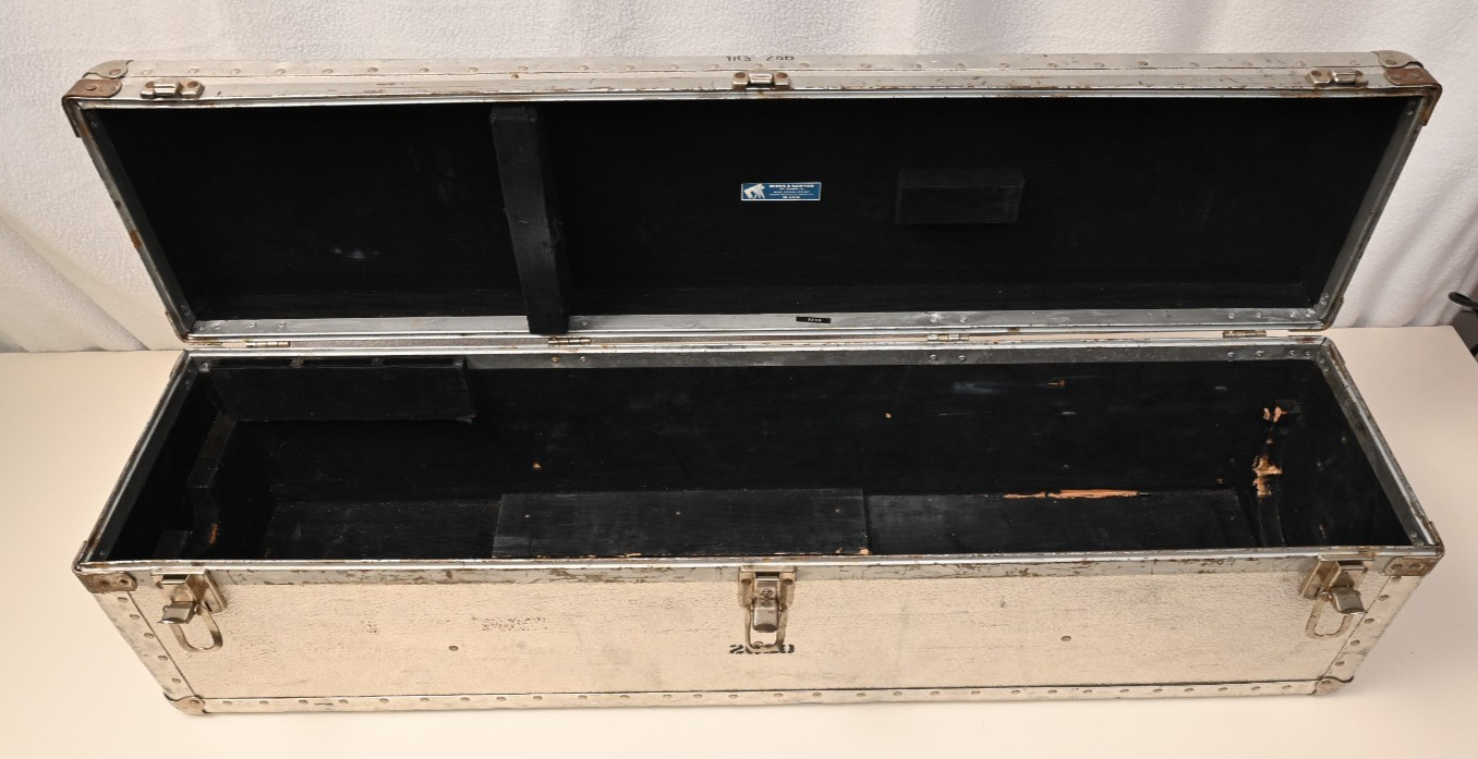 VINTAGE Birns & Sawyer Hollywood Aluminum Transit Case 1950s? Cinema Long Lens