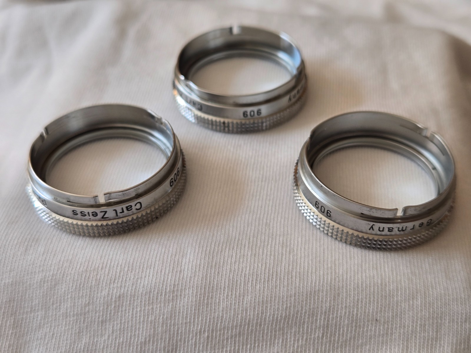 Orig. Carl Zeiss A28.5 Proxar 909 (0.2/0.3/0.5/1m) Close Up Filter Set Push-On