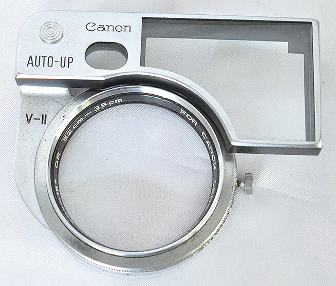 Canon Auto-Up V-II RF Close Up Focusing Lens, Canon Rangefinder Accessory
