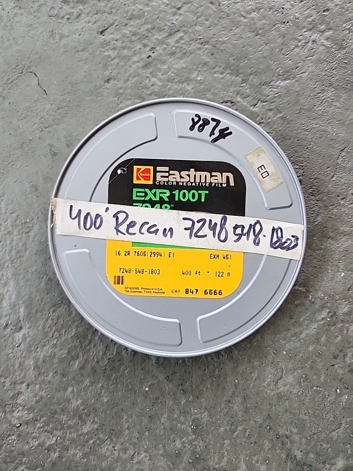 Kodak Eastman Exr 100t Color Negative 400 Recan Empty Case W Bag 7248 548 1803