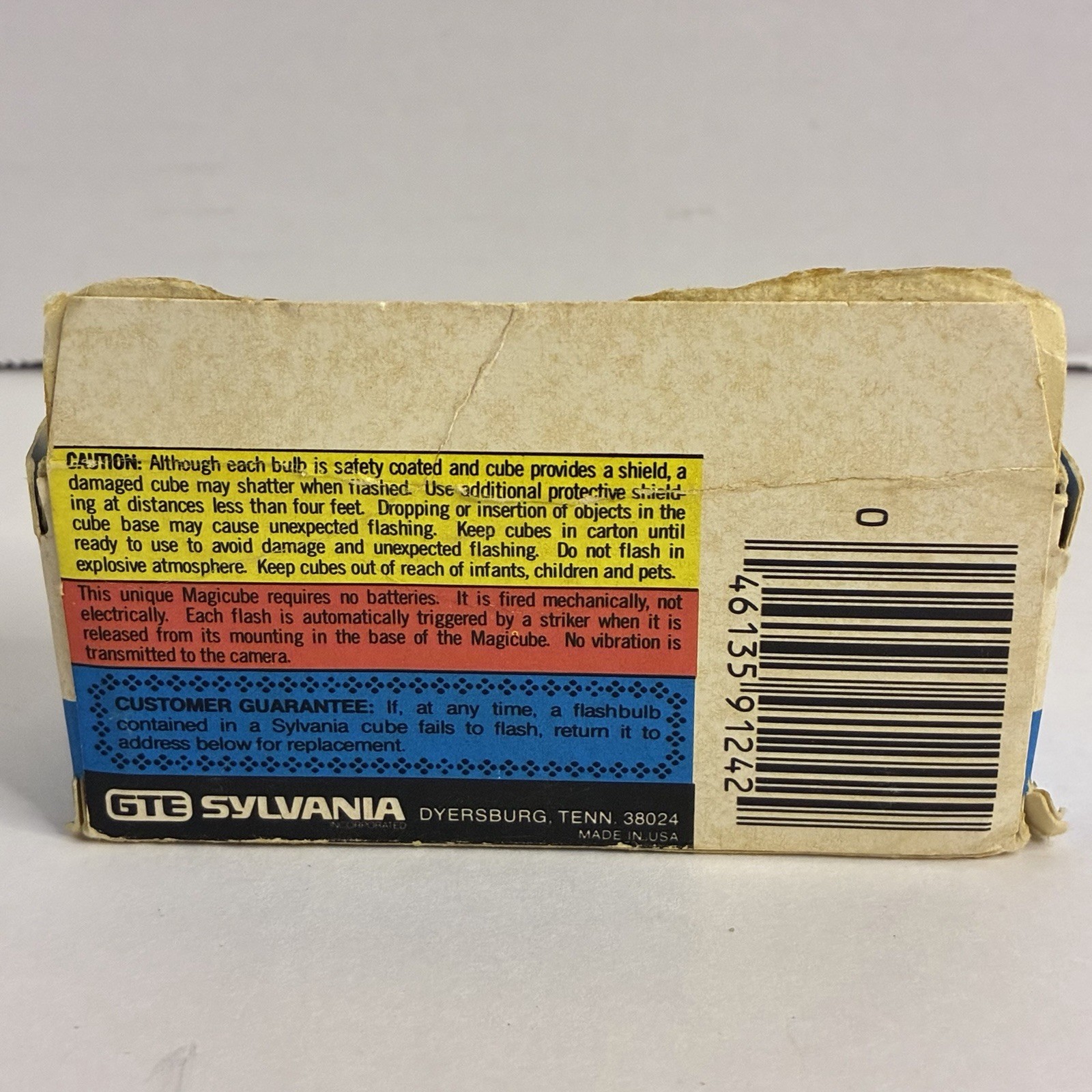 Vintage Sylvania Blue Dot Magicubes 3 Cubes 12 Flashes 110 X-Type Cameras NOS