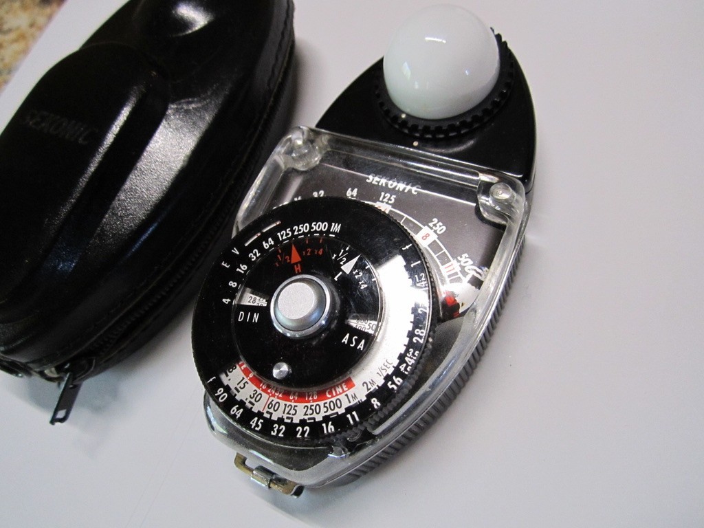 SEKONIC PRO EXPOSURE LIGHT METER for BOLEX 16MM MOVIE CAMERA, WORKING! #2