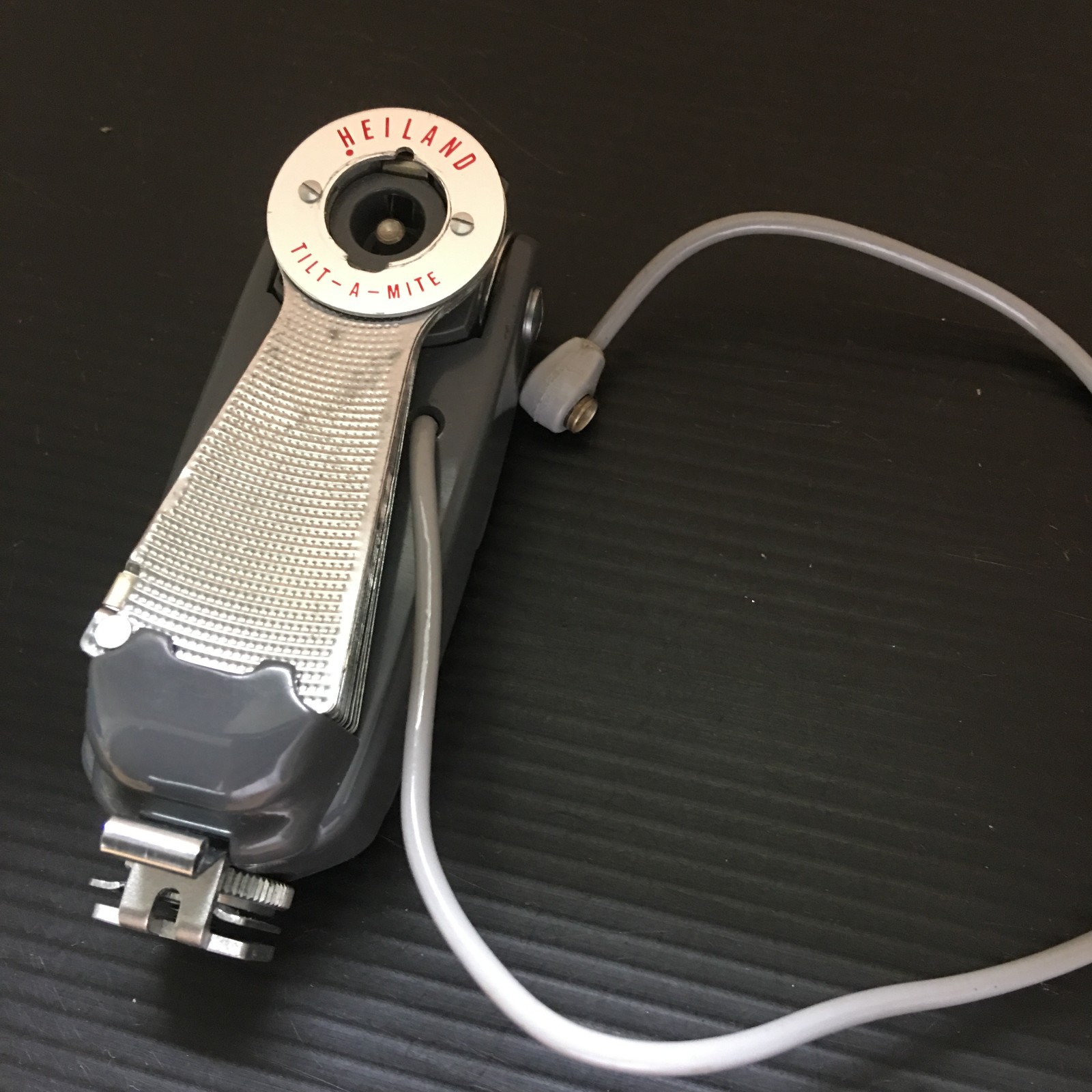 Vintage Heiland Tilt-A-Mite Camera Flash Calculator Unit With Collapsible Fan