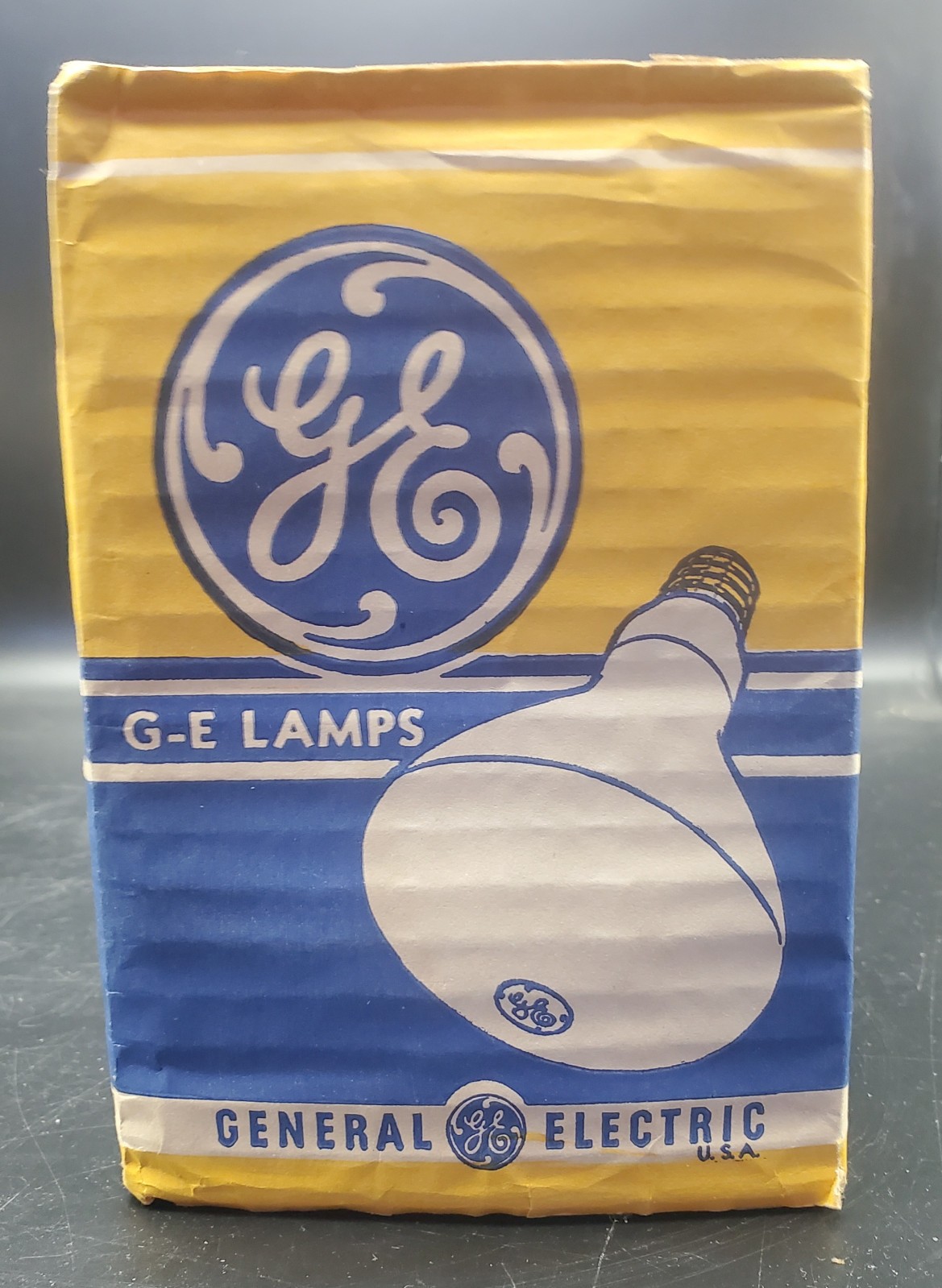 2 GE Vintage 375W Superflood Movie Photo Lamps Light Bulbs PH375/34R4 Working