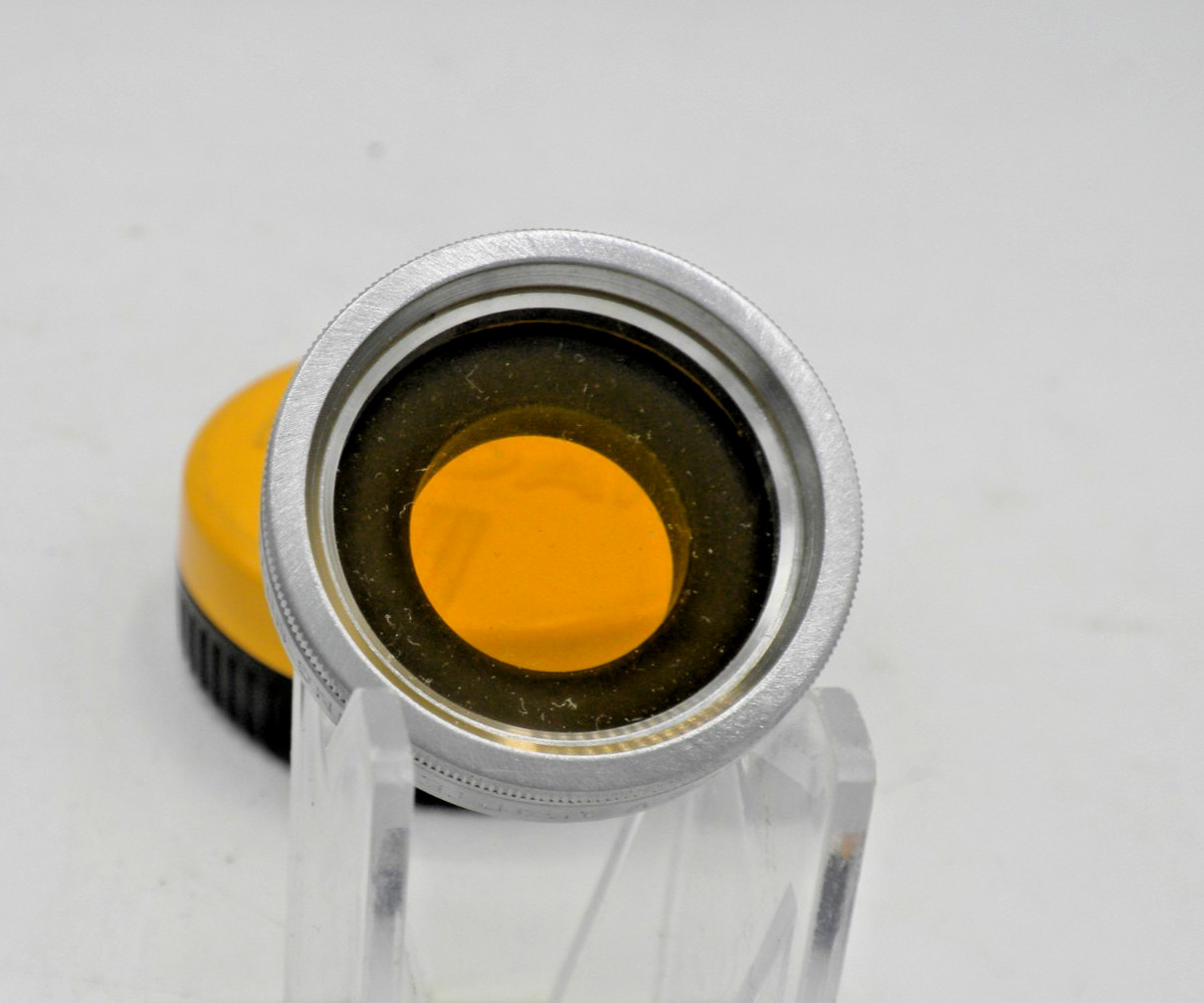 Kodak Series VI Adapter Ring Number 18 with Yellow Filter & Kodak Case