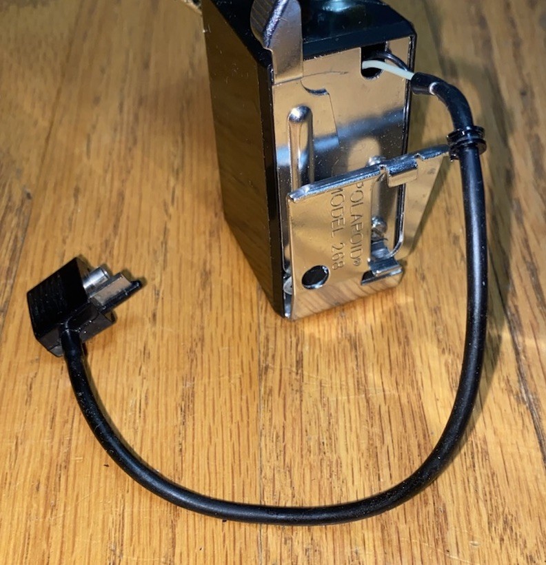Vintage Polaroid Model 268 Blue Flash Reflector Instant Camera Attachment Untest