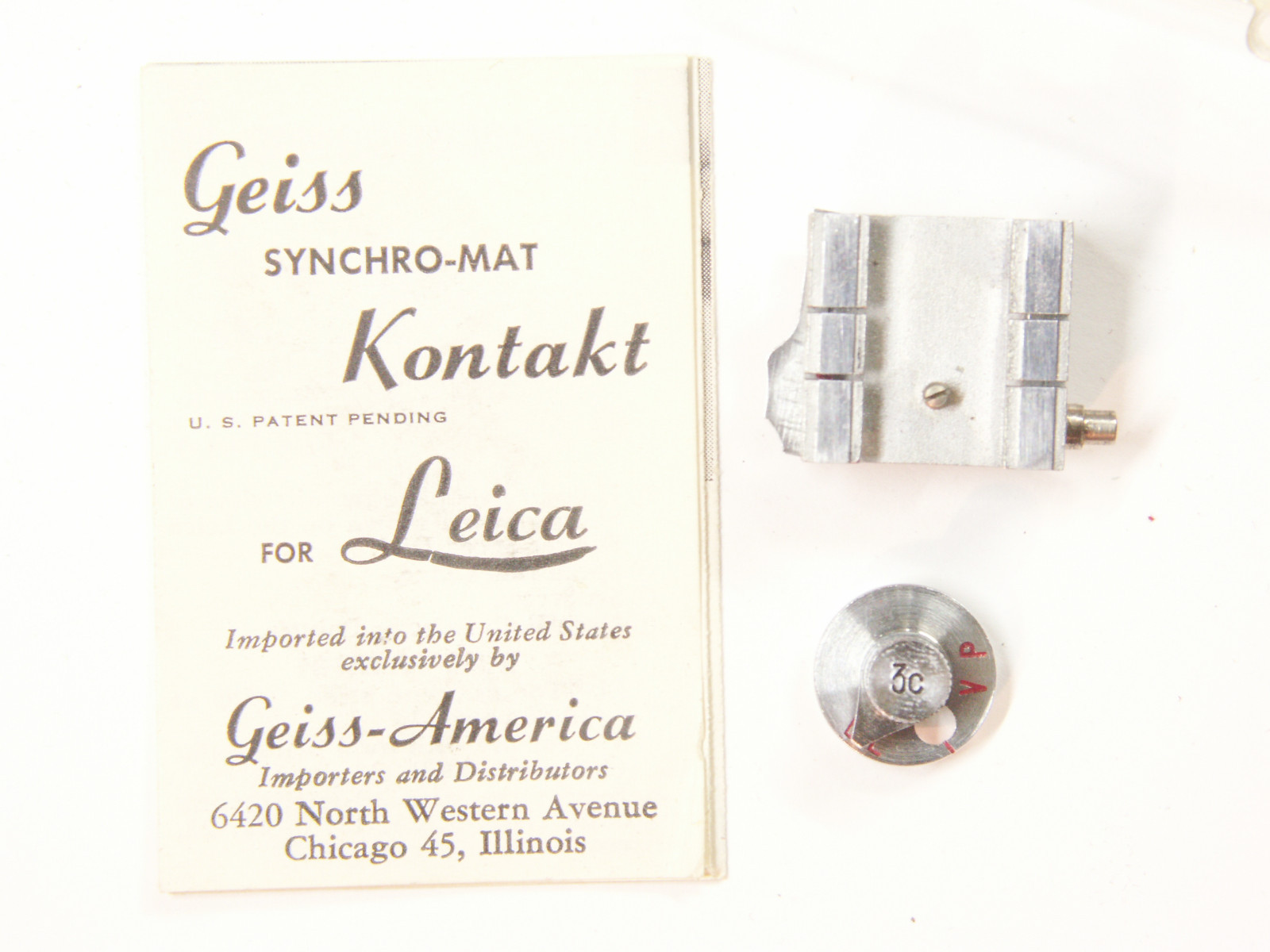 Geiss-Kontakt for Leica 3C Camera
