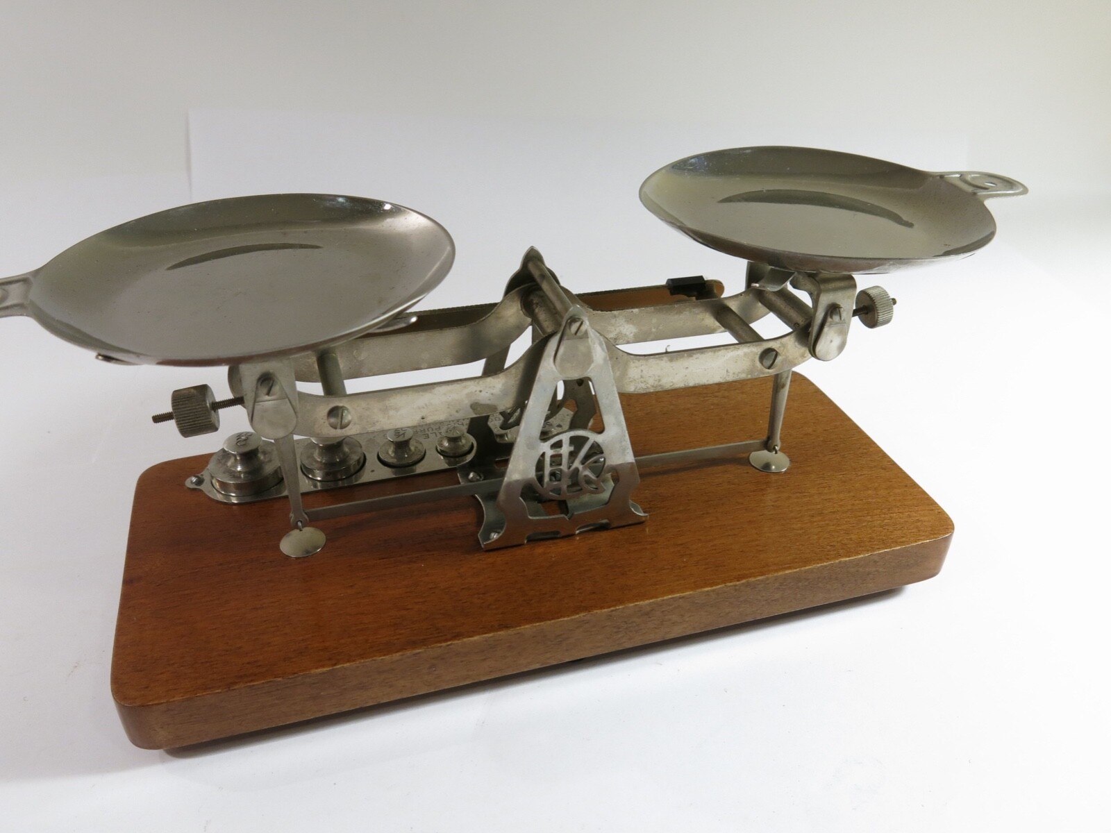 Antique Kodak Studio Scale with Weights — Refinished Base plus New Feet