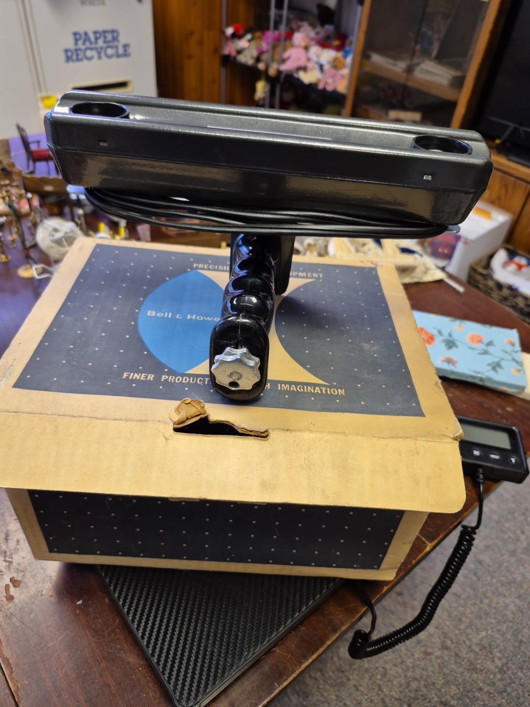 Vintage Bell & Howell 2 Lamp Movie Light Bar w Handle – Tested – B &H Part#36580