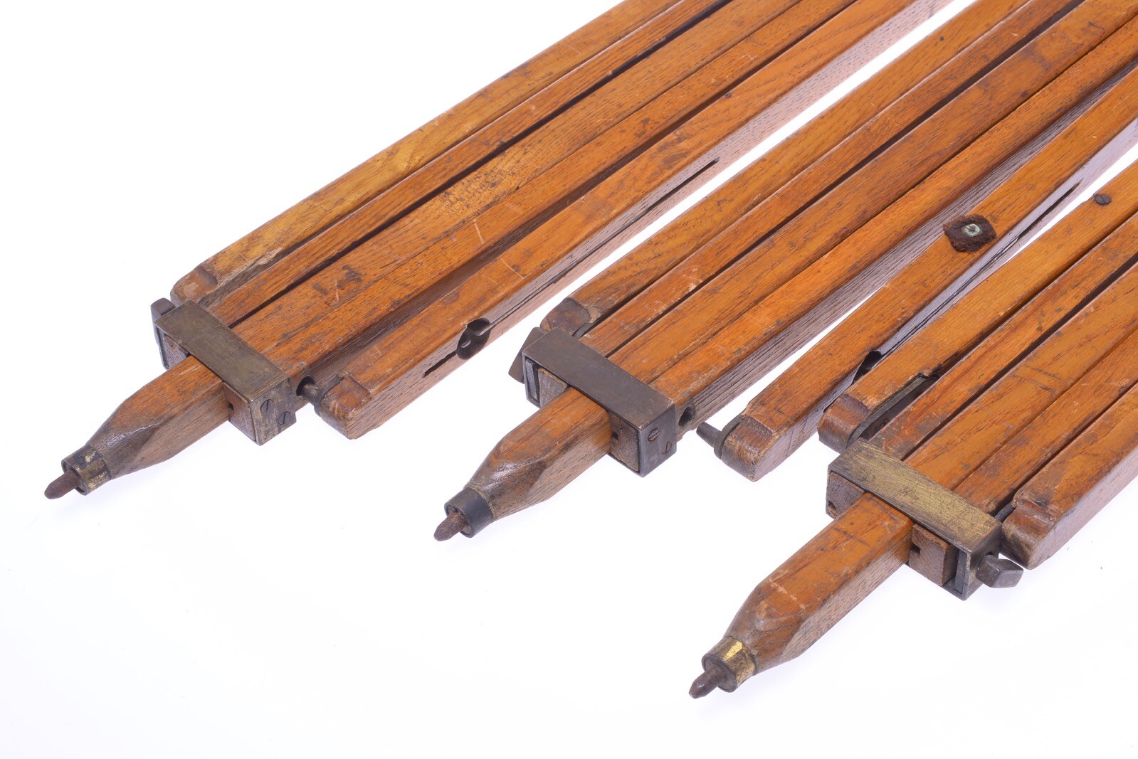 ✅ ANTIQUE WOOD TRIPOD 144CM, 56.69″ THORNTON? ROSS? LANCASTER? FIELD CAMERAS