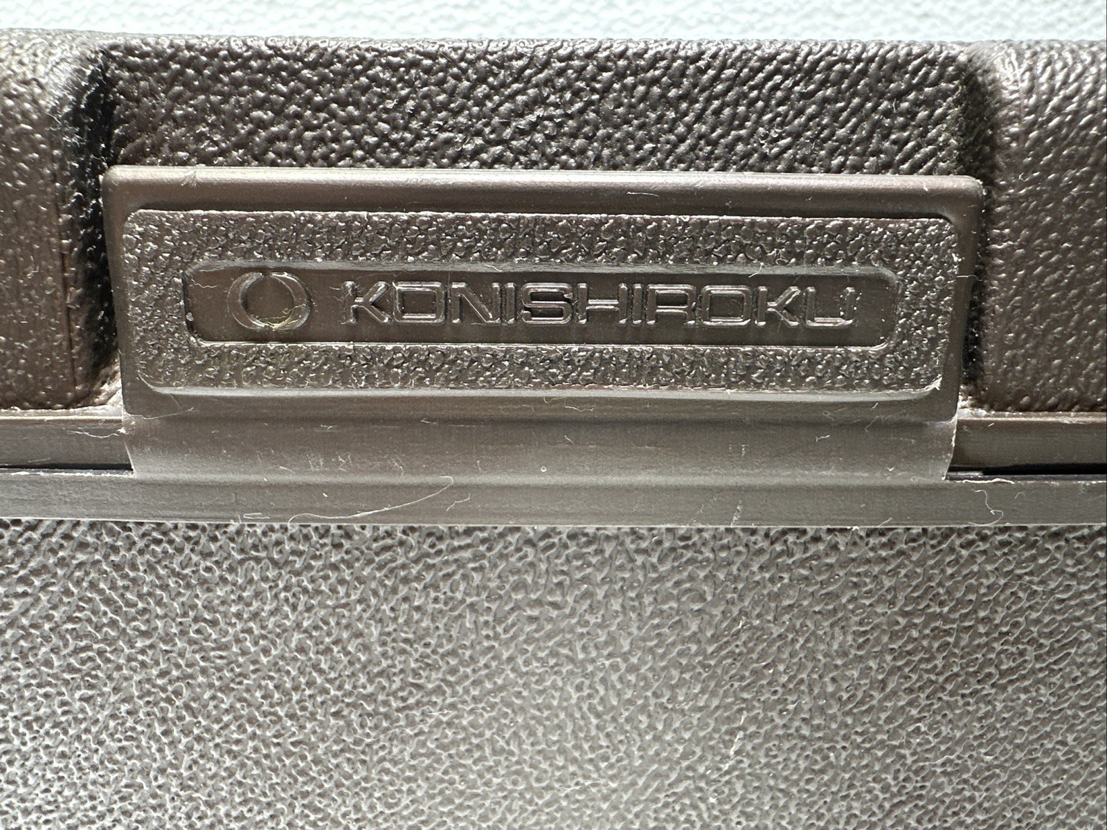 Vintage KONICA Hard Shell Camera Case / Box with Strap Made in Japan Rare