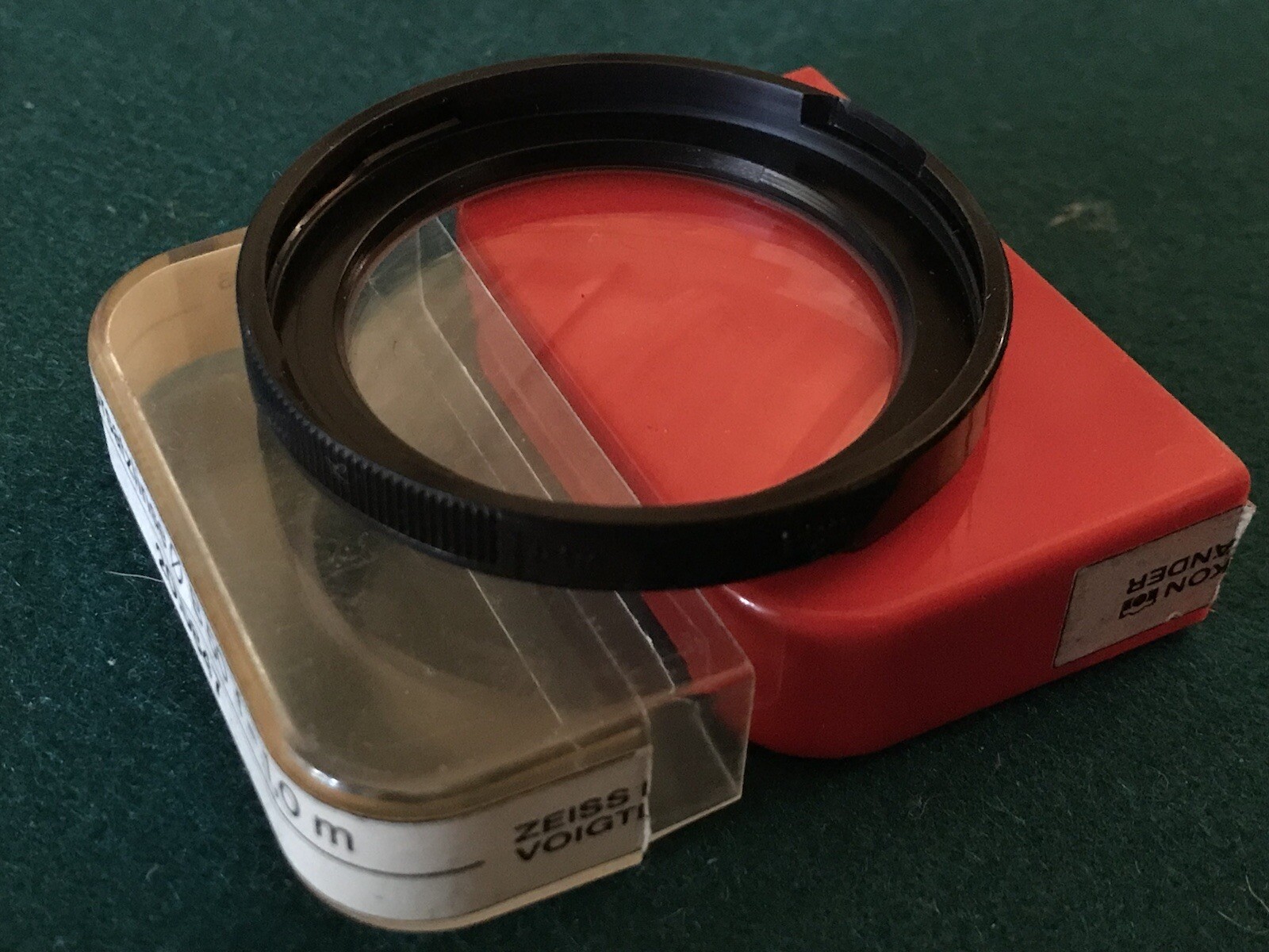 Vintage 1960s Zeiss B50 Magnification Close Up Filters Made In Germany (single)