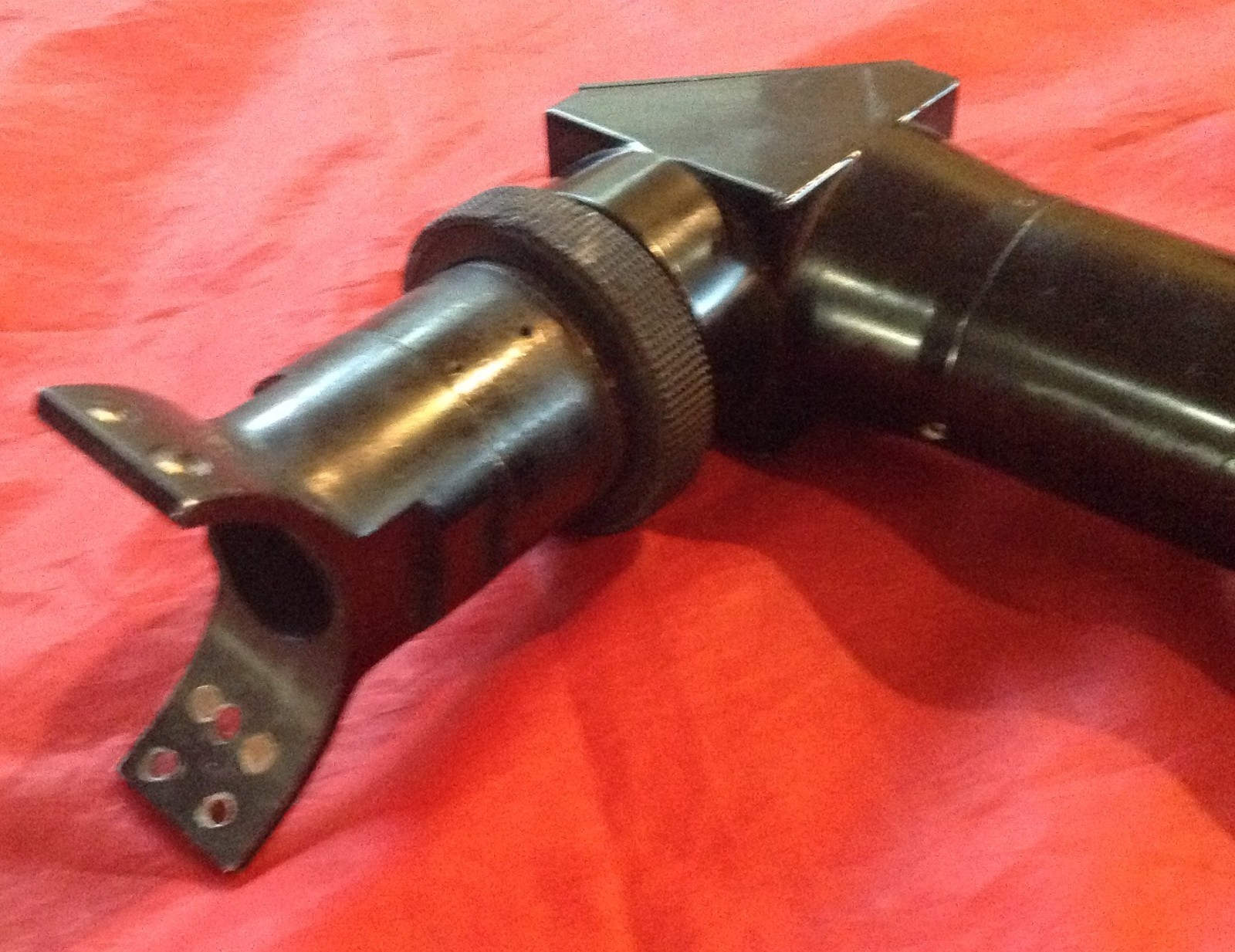Large Unbranded Cine Camera Lens Elbow Reflex Viewfinder Eclair Mitchell ARRI ?
