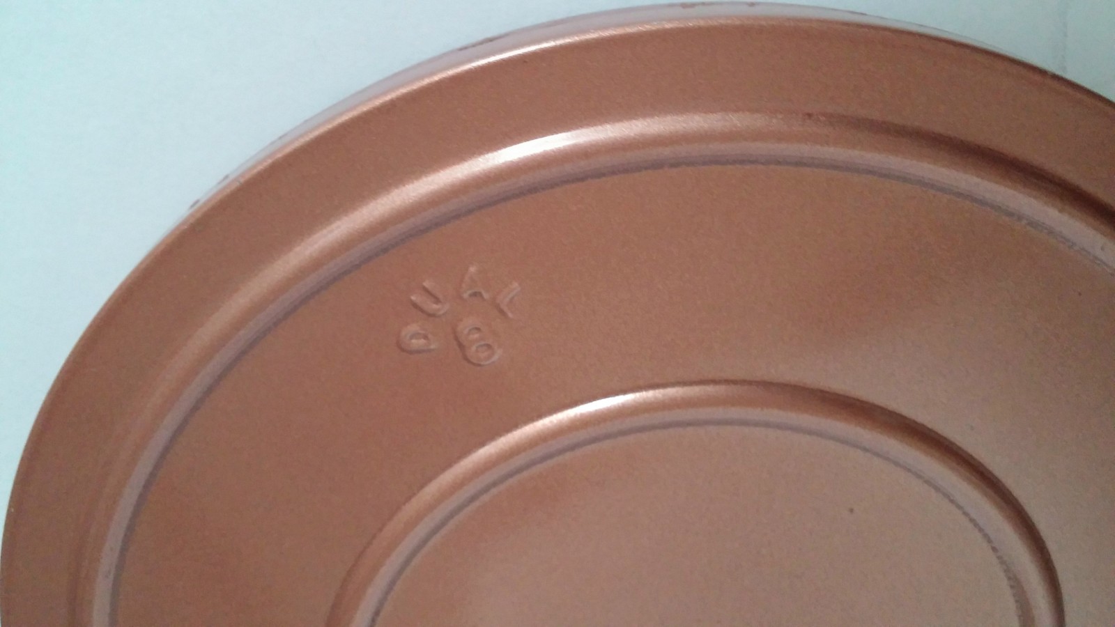 VTG Reel To Reel Film Canister Copper Colored Dual 8 Projecter Movie Home Decor